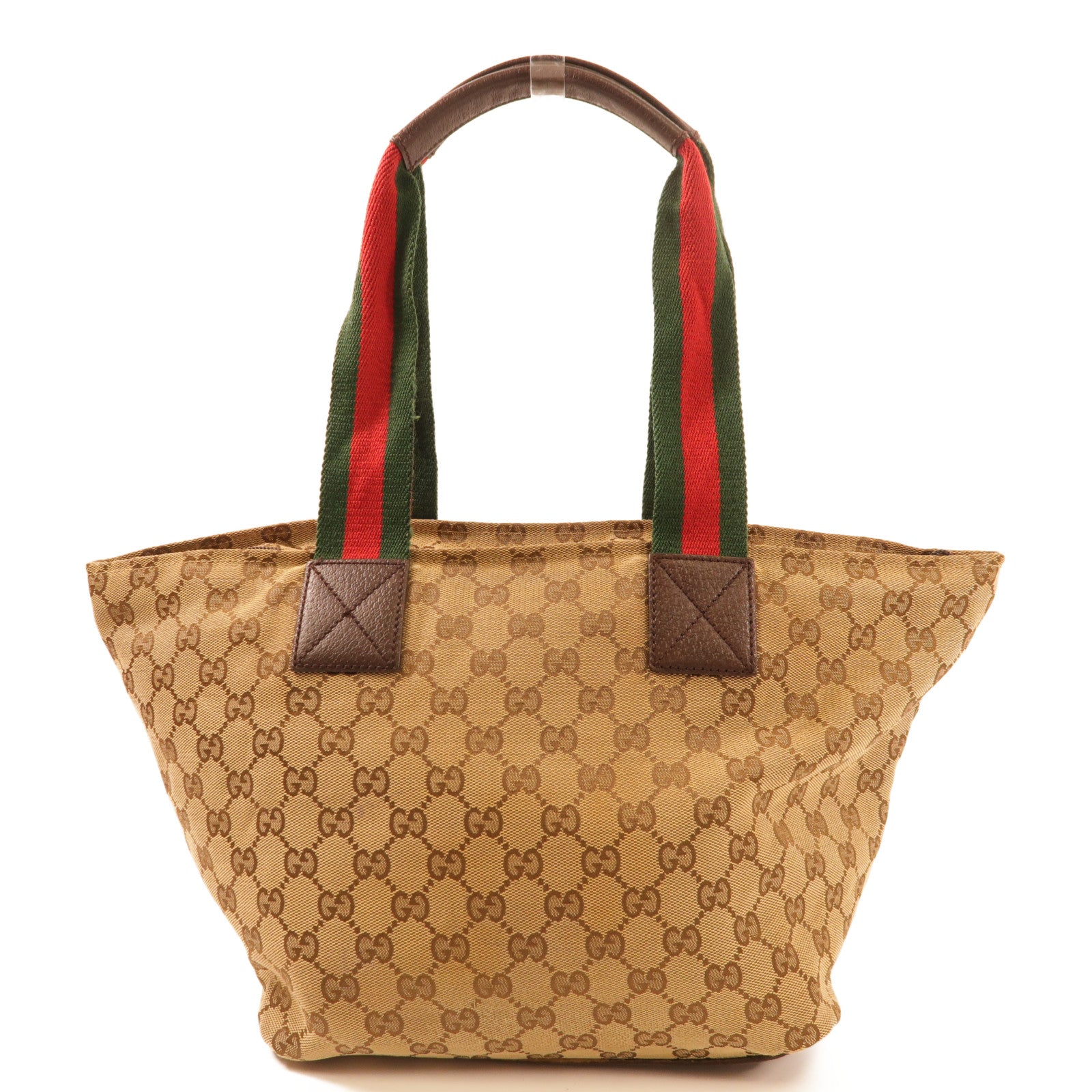 GUCCI GG Tote Bag Handag 131230 Canvas Brown