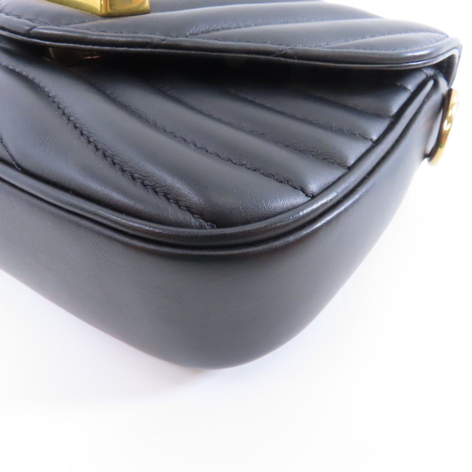 LOUIS VUITTON 牛皮皮革New Wave Multi Pochette金扣肩背袋黑色