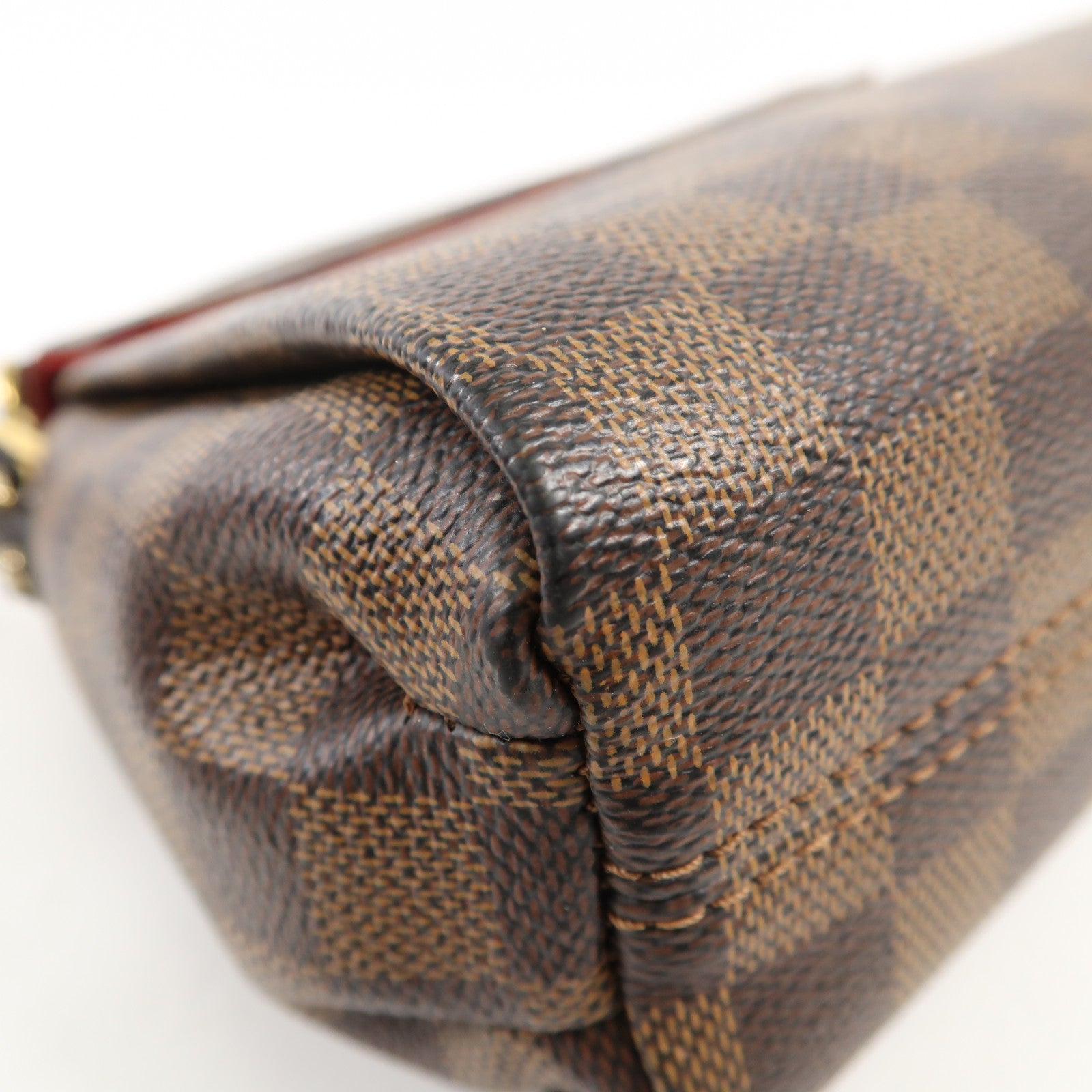 LOUIS VUITTON Damier Croisette金扣手挽肩背兩用袋