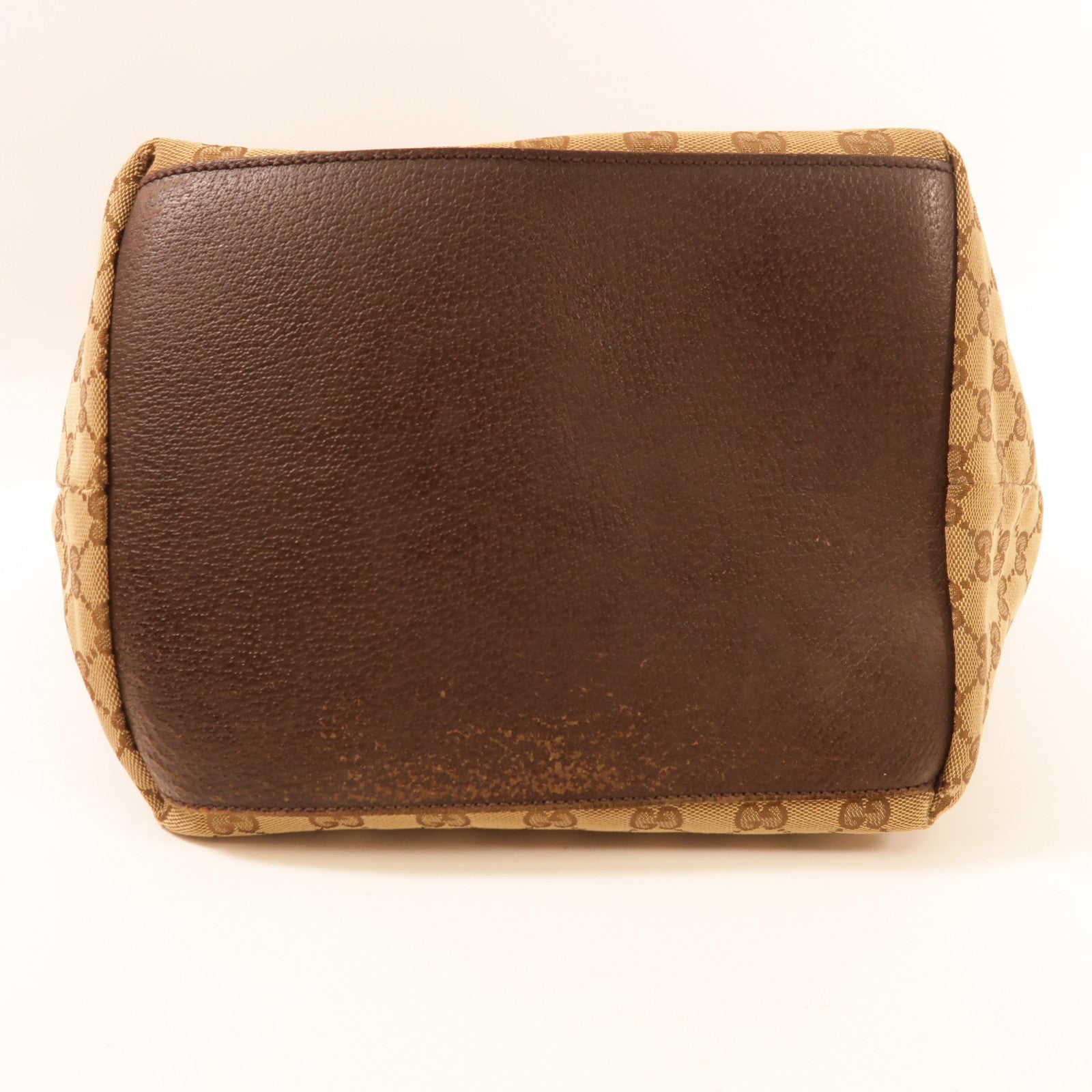 GUCCI GG Tote Bag Handag 131230 Canvas Brown