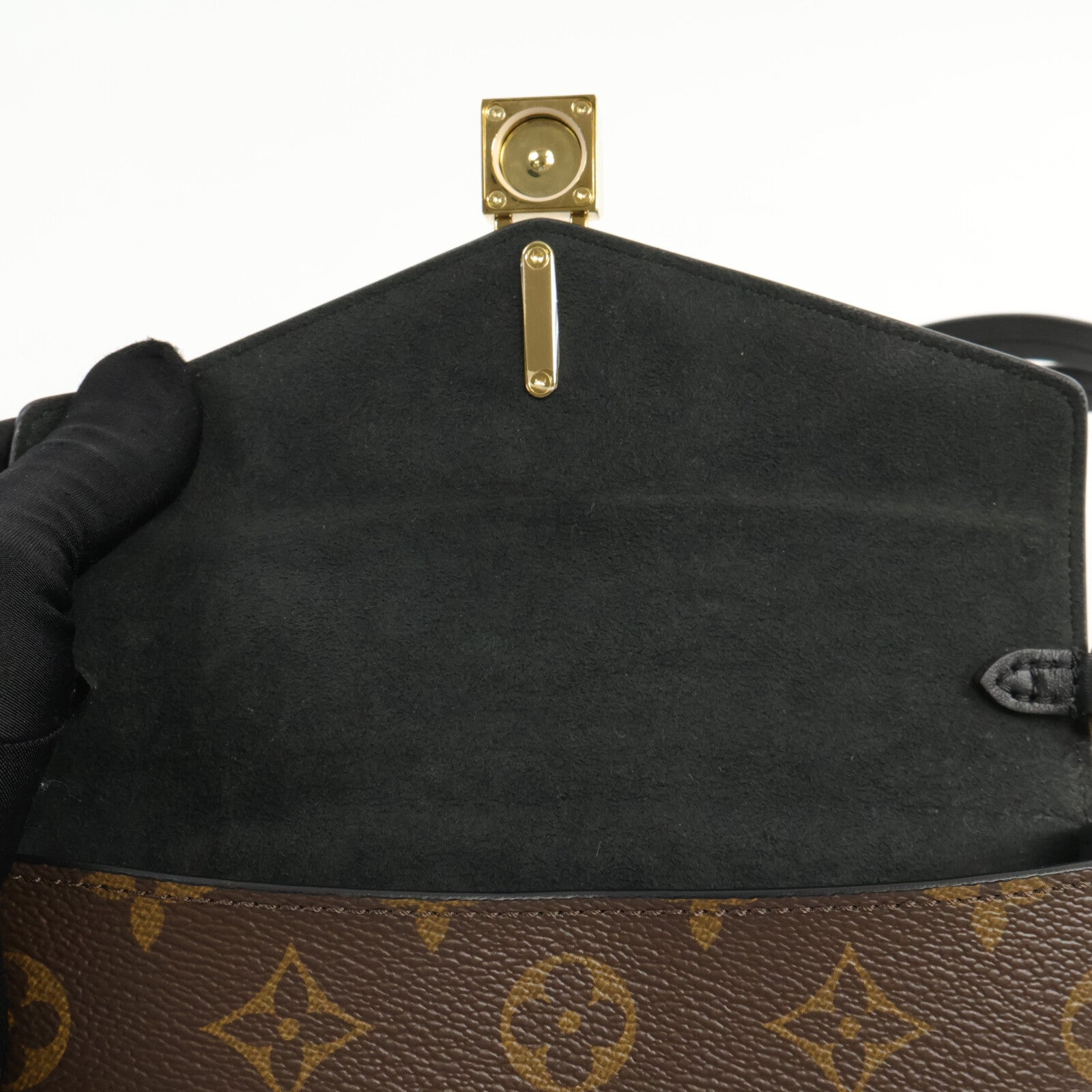 LOUIS VUITTON Monogram Padlock On Strap手挽肩背兩用袋