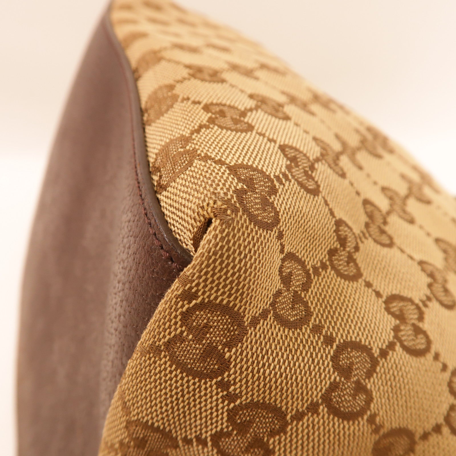 GUCCI GG Tote Bag Handag 131230 Canvas Brown