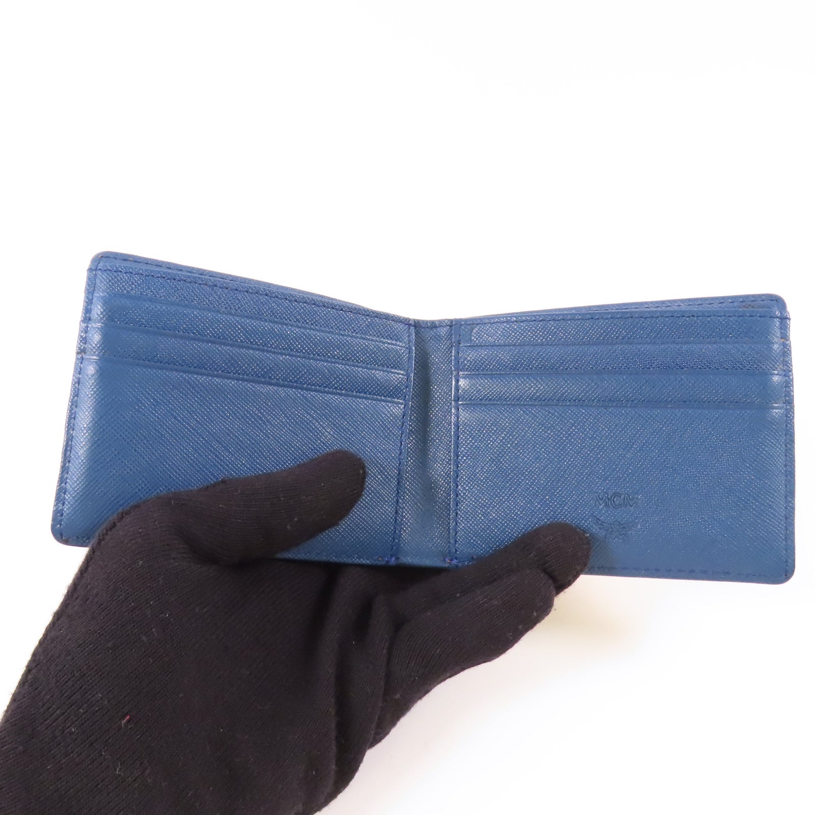 MCM 牛皮皮革Bifold Wallet錢包