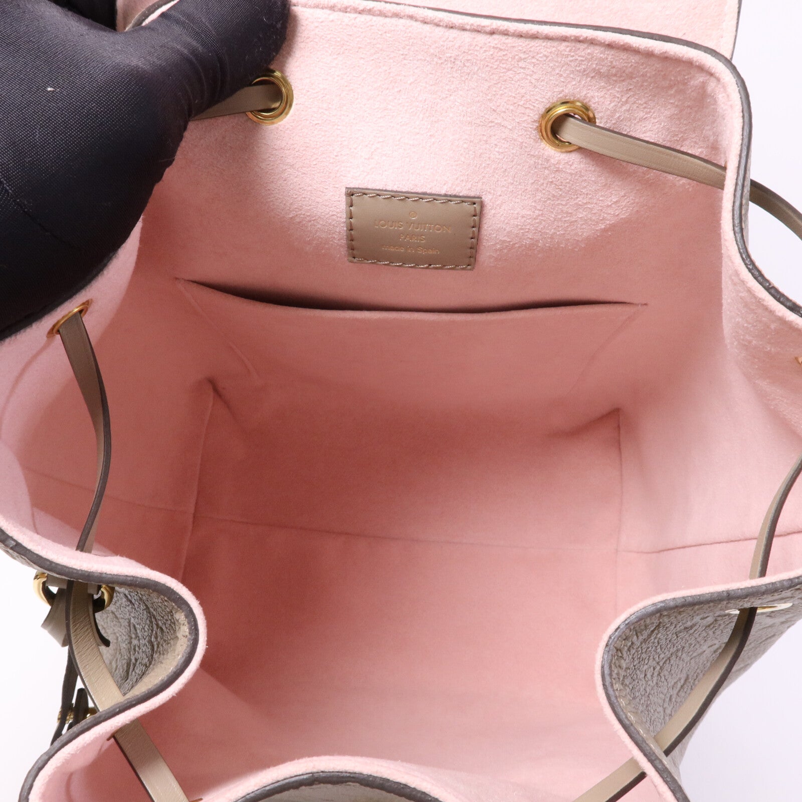 LOUIS VUITTON Monogram Empreinte Montsouris金扣背包