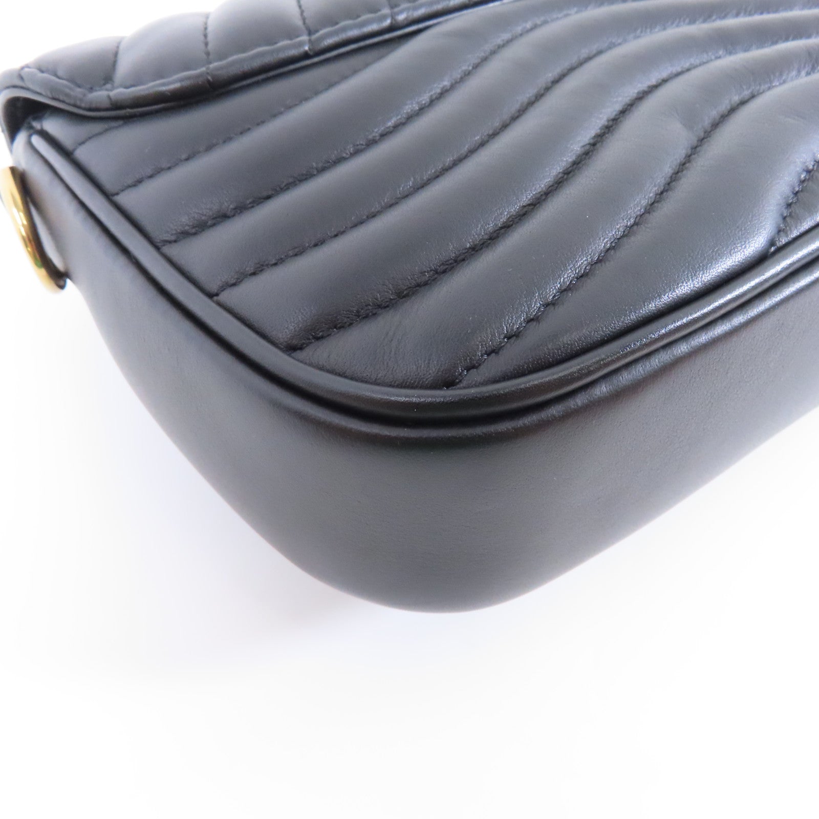 LOUIS VUITTON 牛皮皮革New Wave Multi Pochette金扣肩背袋黑色
