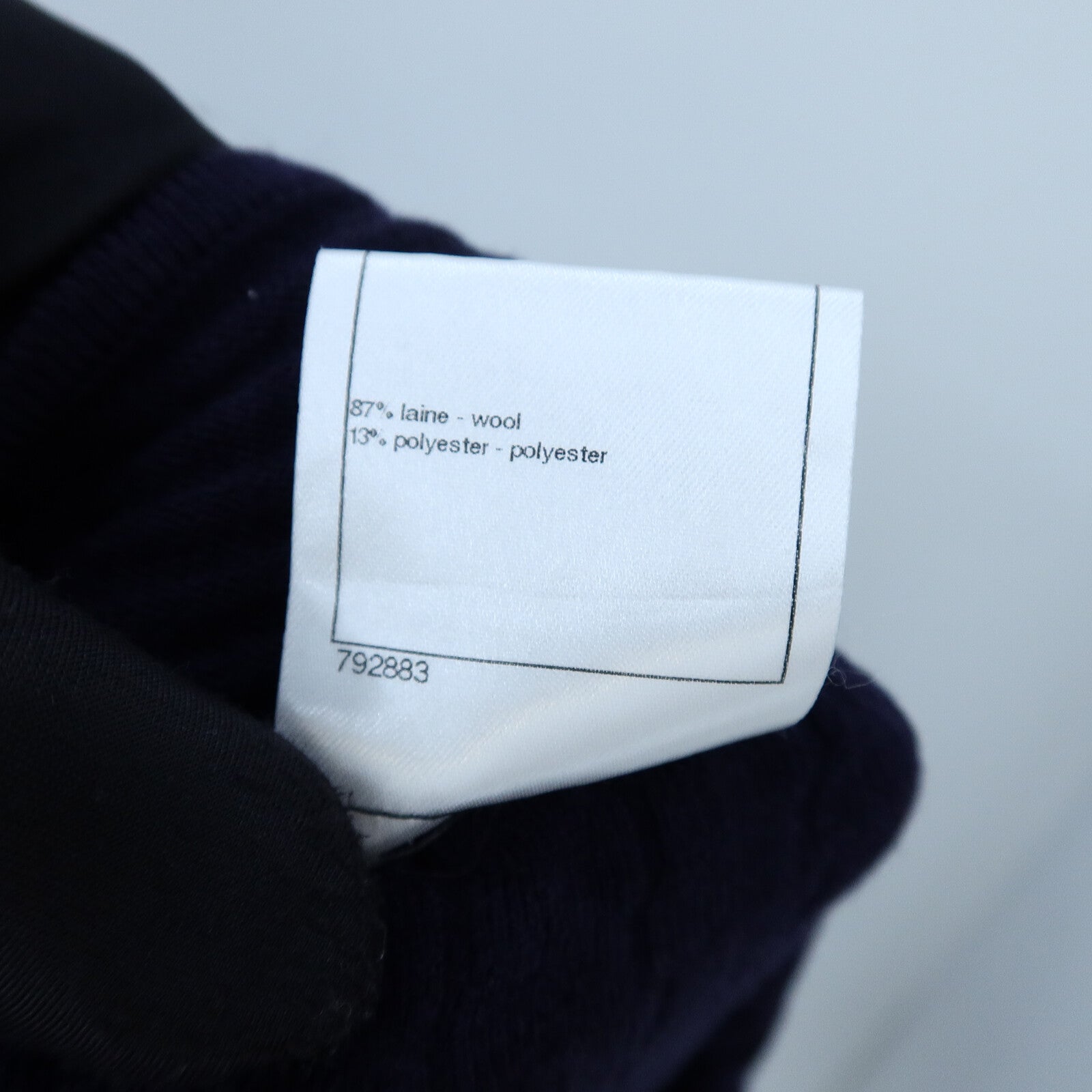CHANEL Wool/Polyester Long-Sleeve Dress連身裙