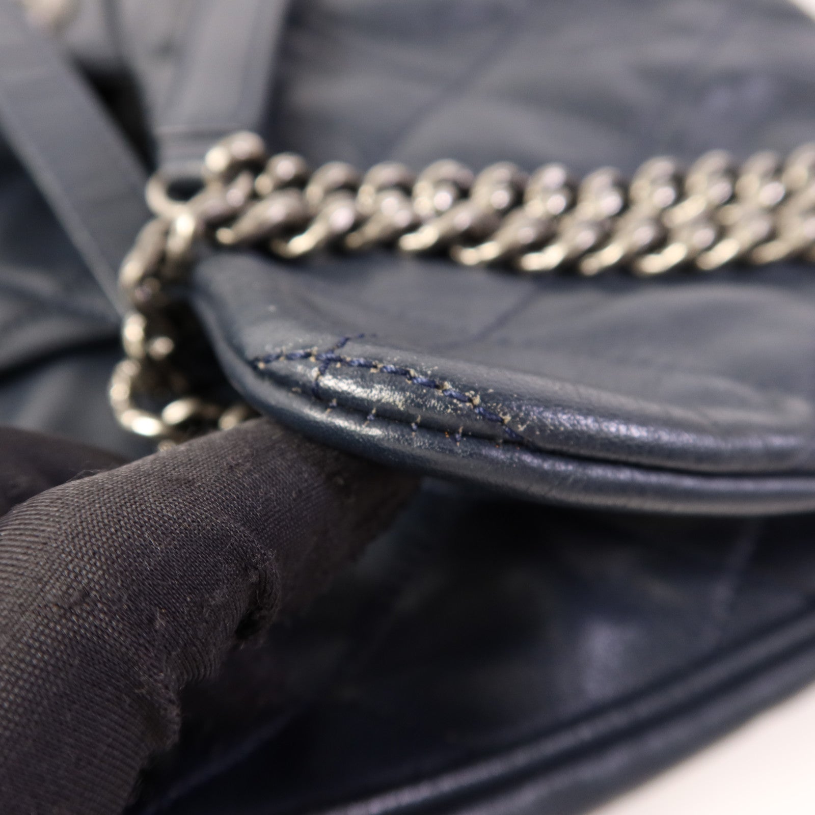 CHANEL 羊皮皮革Chain Shoulder Bag鏈帶肩背袋