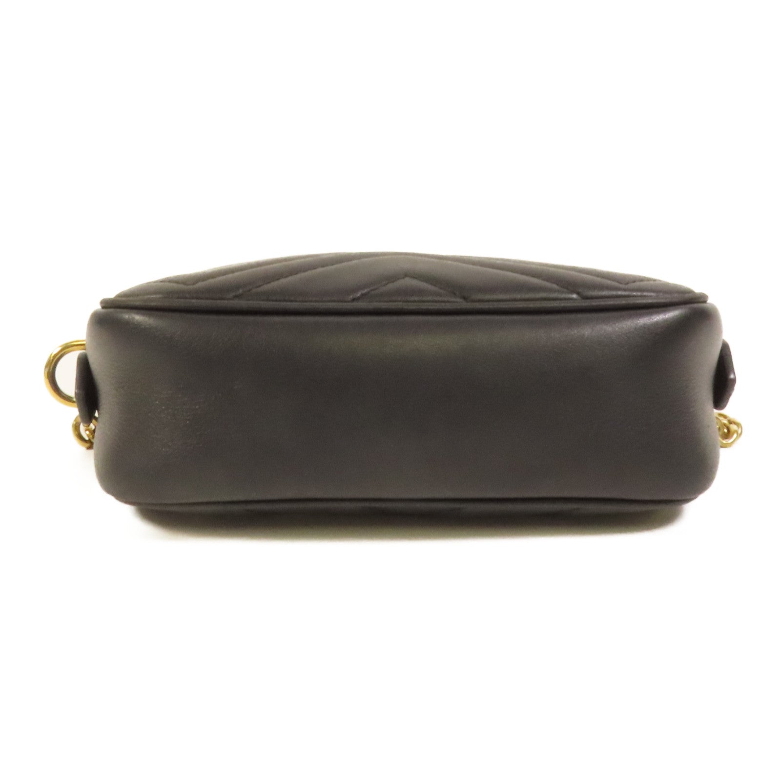 GUCCI 牛皮皮革GG Marmont Mini金扣肩背袋