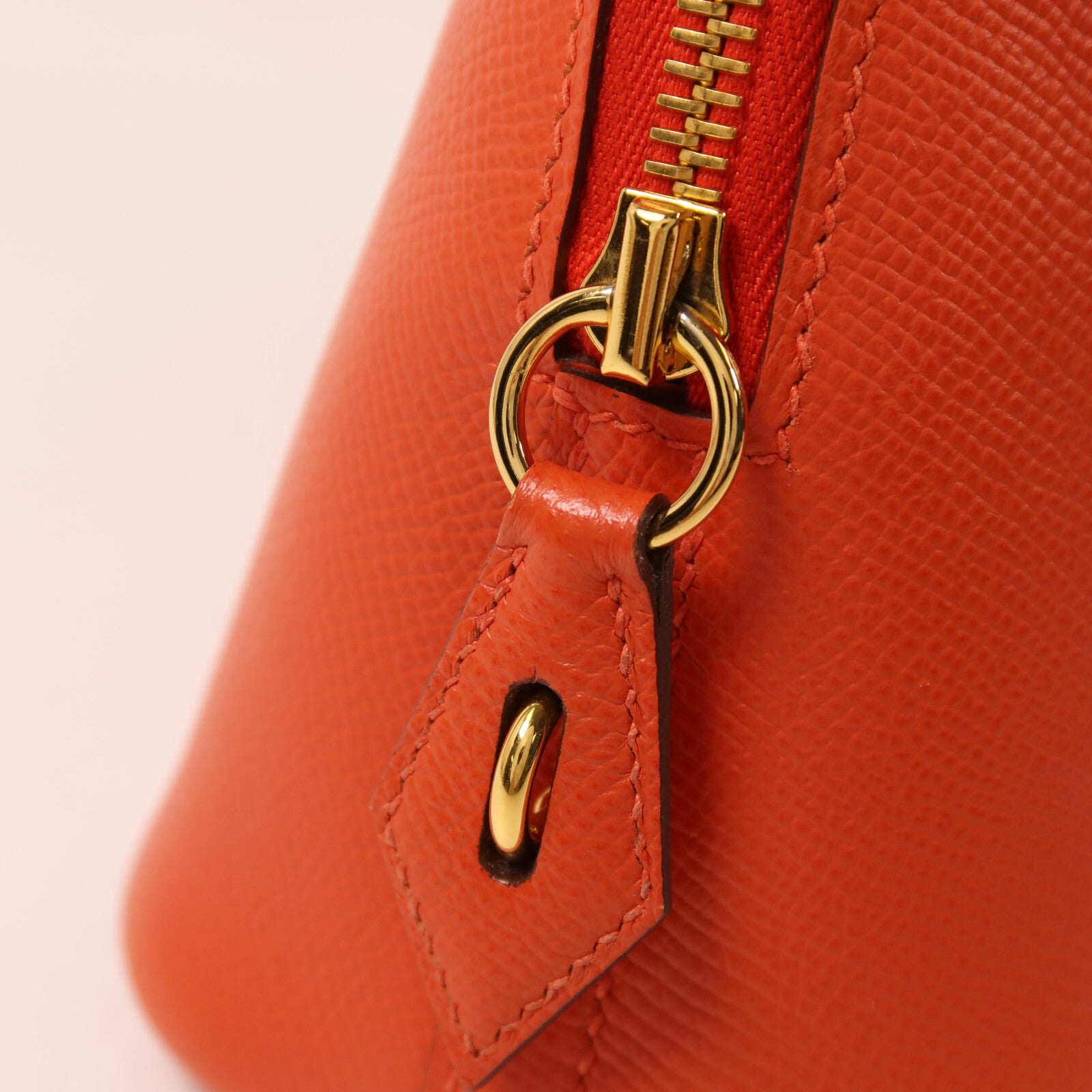 HERMES Epsom皮革Bolide 27金扣手挽肩背兩用袋Capucine
