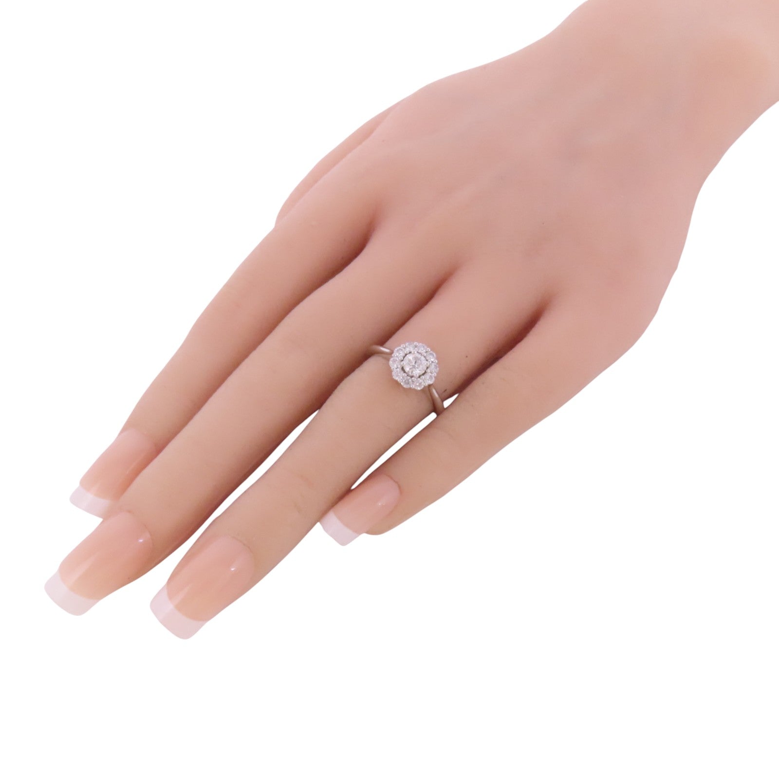 JEWELRY PT950鉑金Diamond Ring鑽石戒指US#5.25
