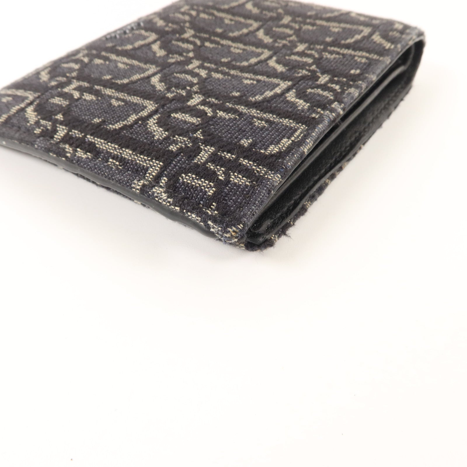 Dior 帆布/牛皮皮革Bifold Wallet錢包