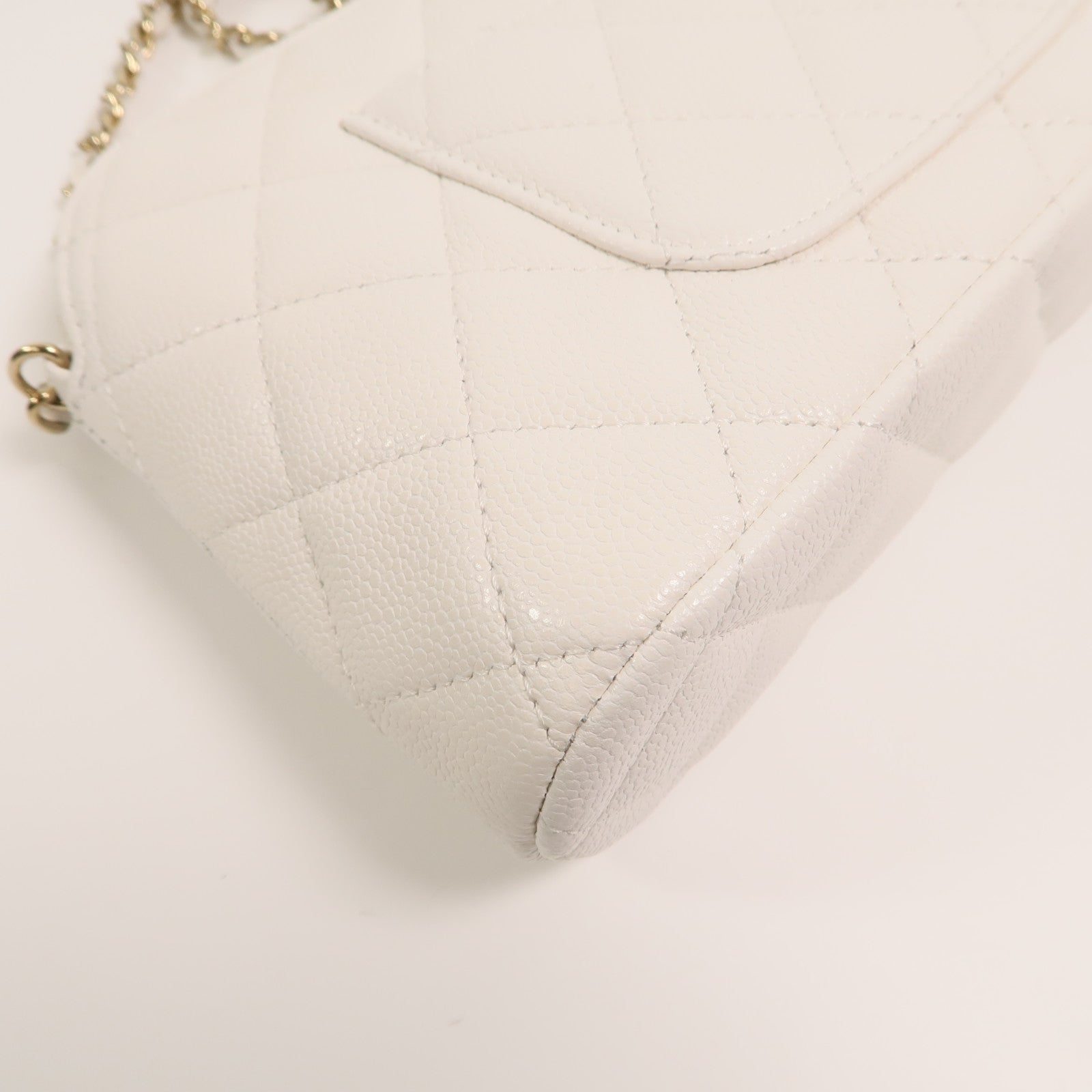 CHANEL 牛皮皮革Chain Shoulder鏈帶肩背袋