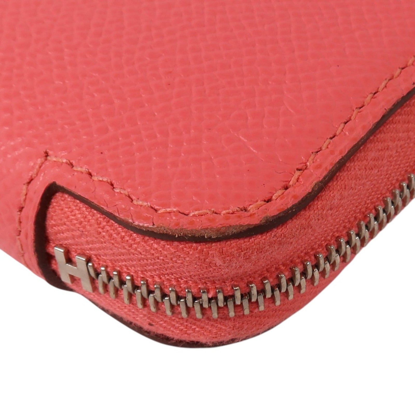 HERMES Epsom皮革Silk In Long Wallet銀扣長錢包