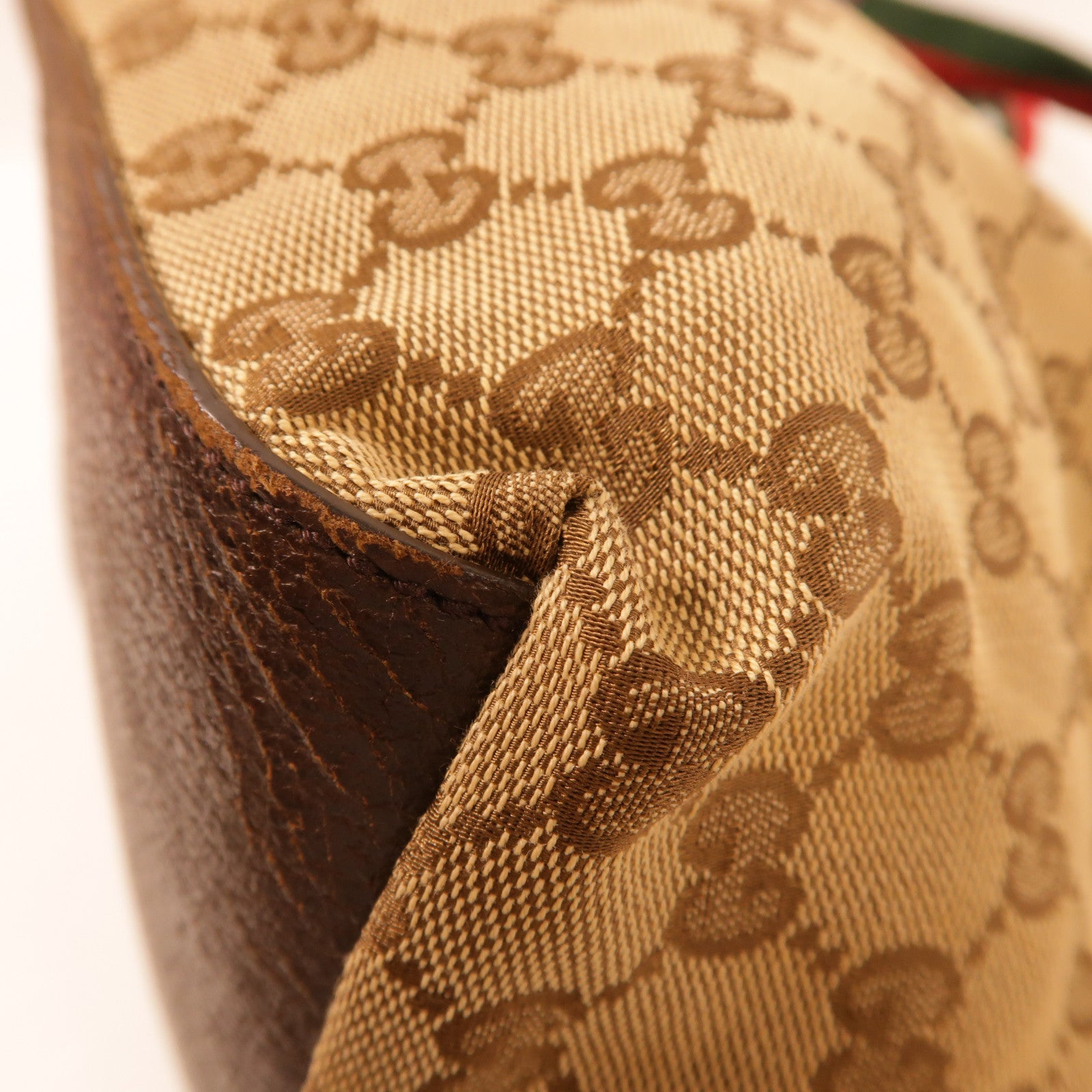 GUCCI GG Tote Bag Handag 131230 Canvas Brown