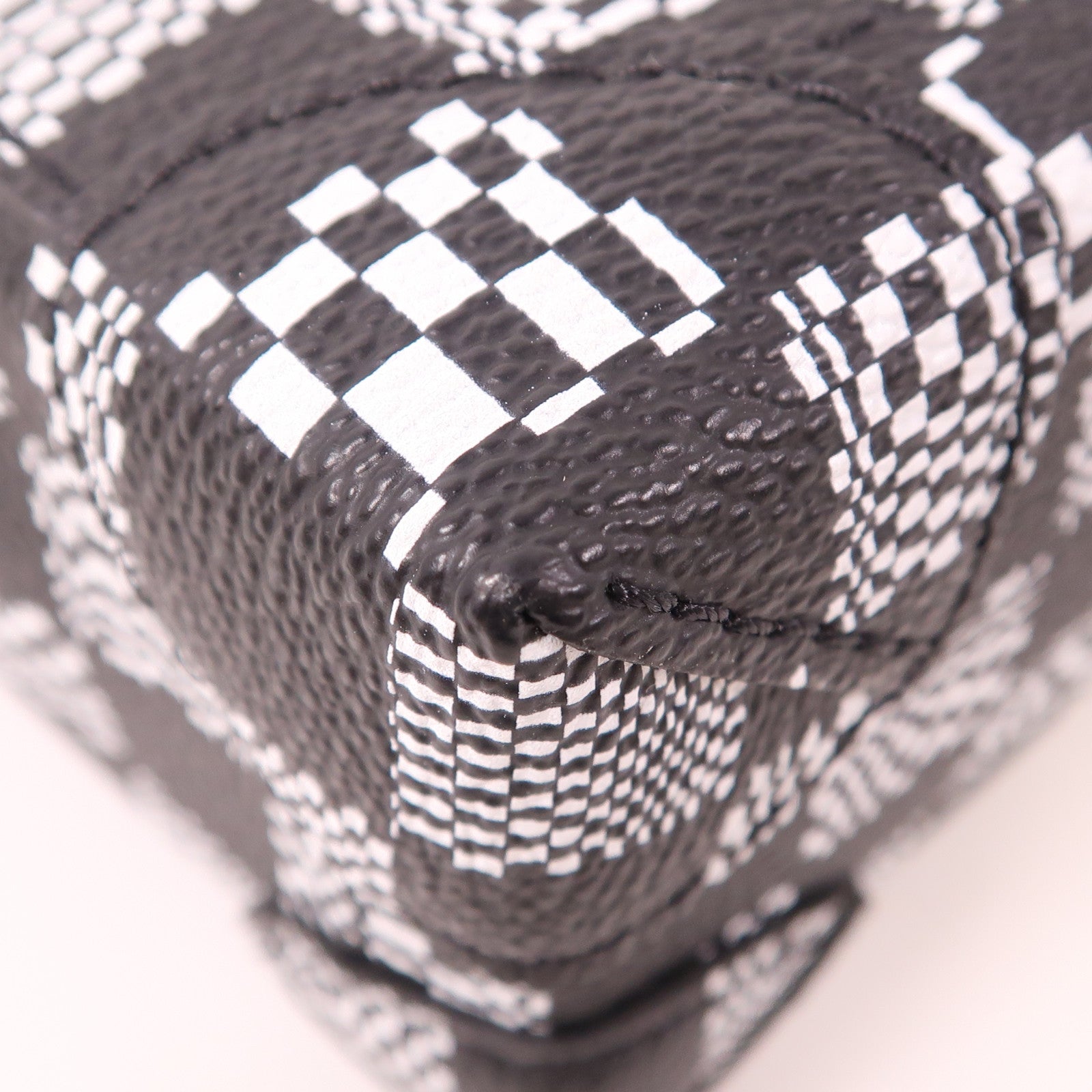 LOUIS VUITTON Damier Distorted Steamer XS手挽肩背兩用袋