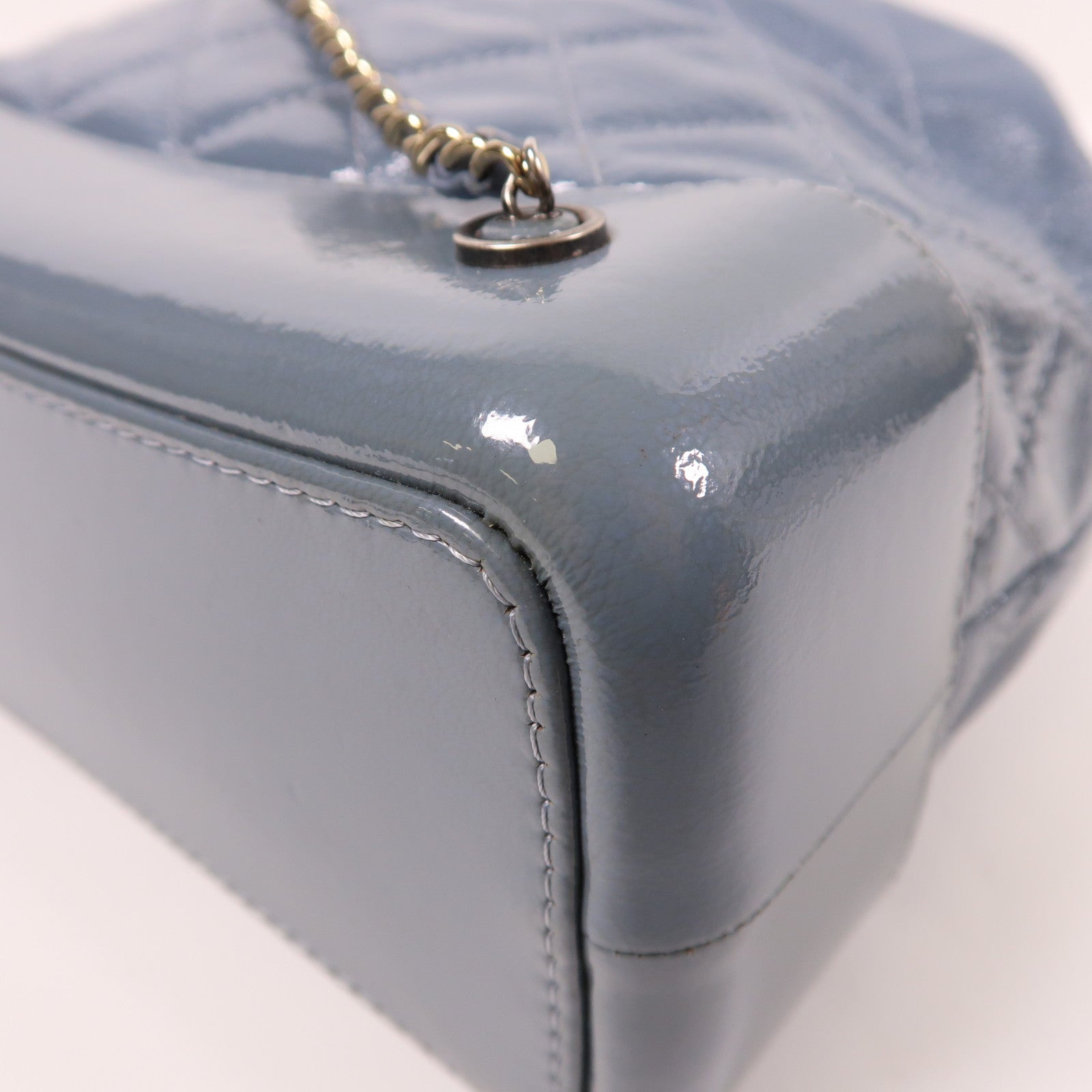 CHANEL 牛皮皮革Gabrielle Backpack背包藍色