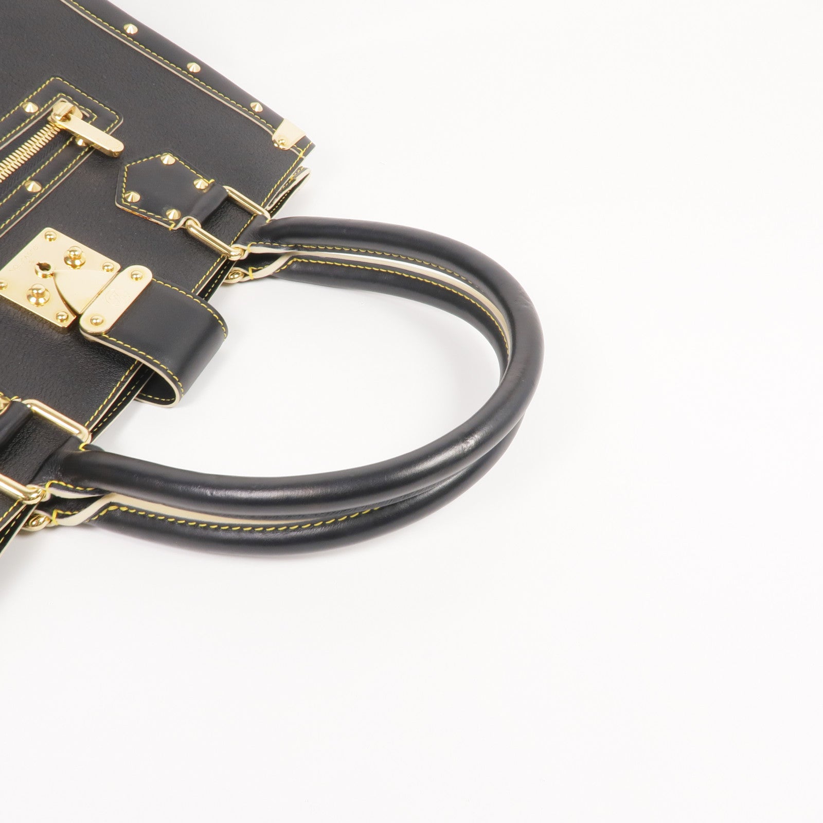 LOUIS VUITTON Suhali皮革Fabuleux金扣手挽袋