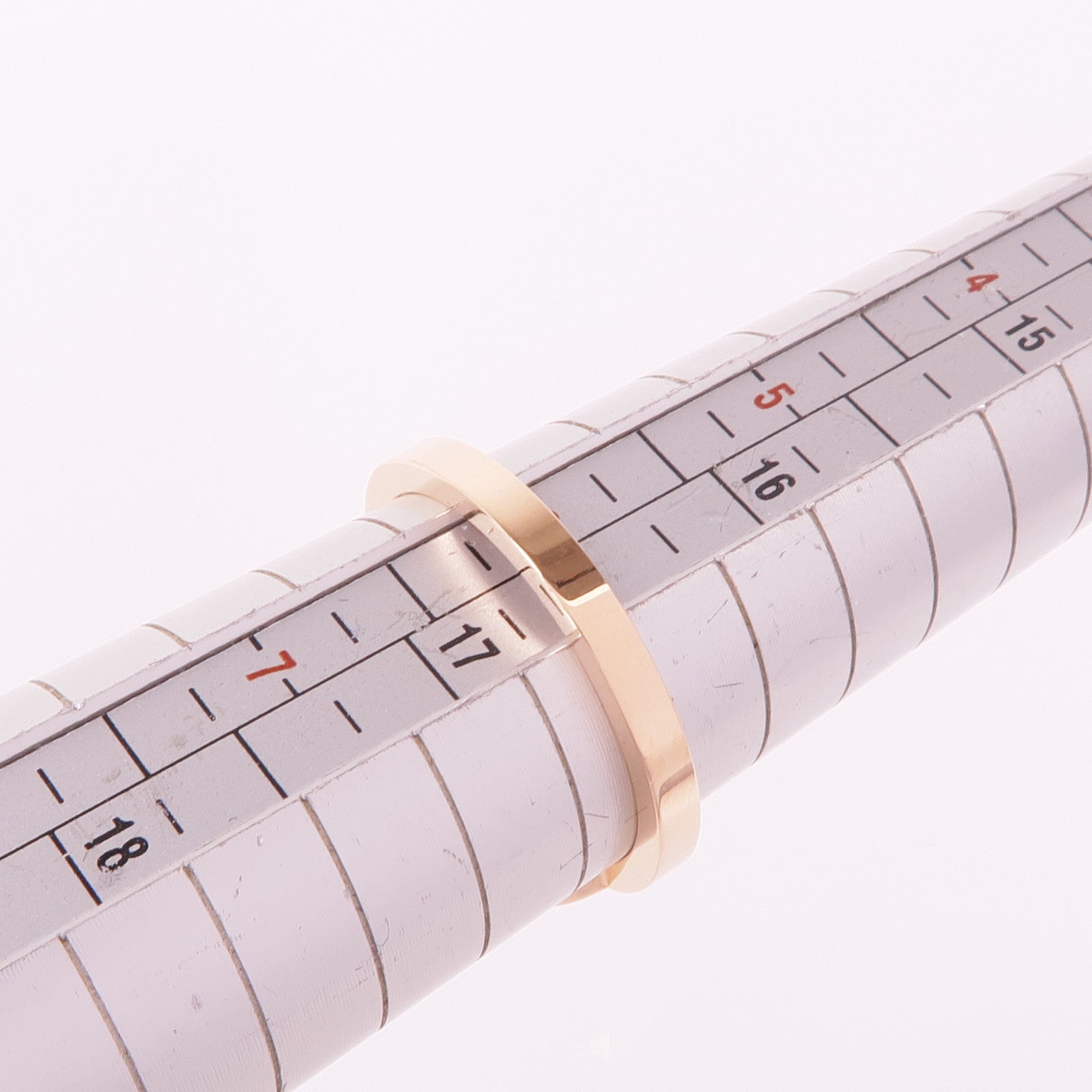 HERMES 18K玫瑰金Bague Chaine d'ancre Ring鑽石戒指Hermes#52/US#6