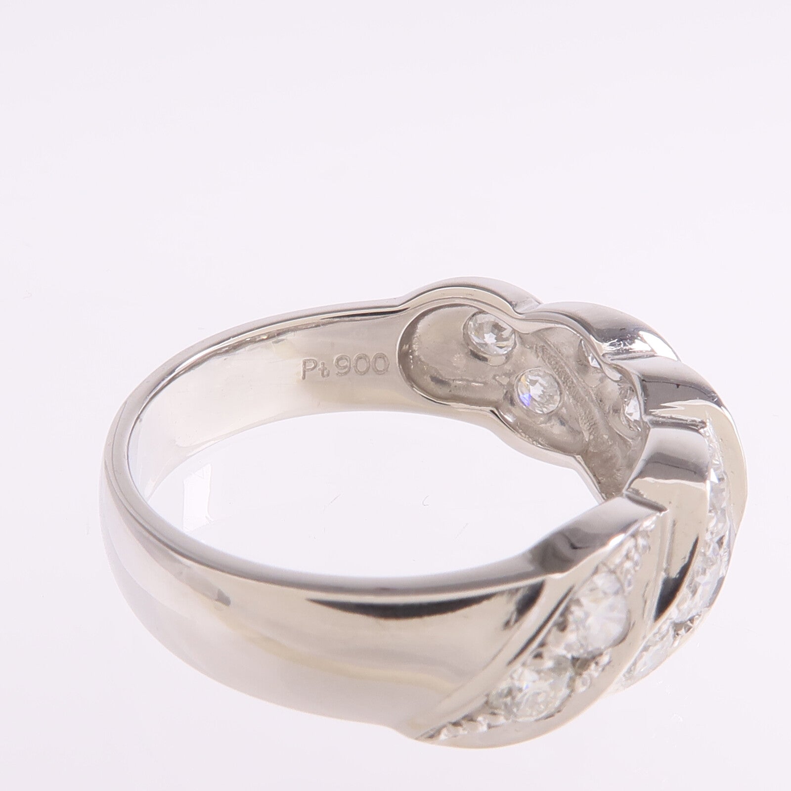 JEWELRY PT900鉑金Diamond Ring鑽石戒指US#6.25
