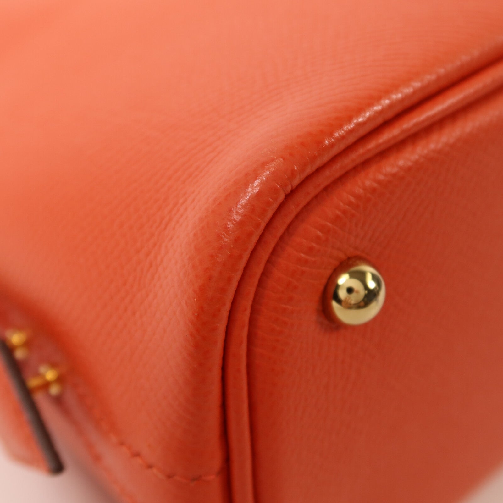 HERMES Epsom皮革Bolide 27金扣手挽肩背兩用袋Capucine
