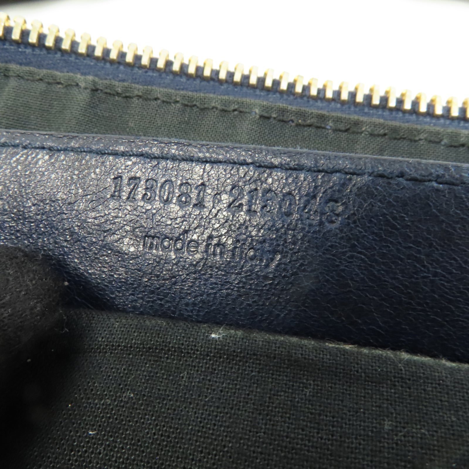 BALENCIAGA 牛皮皮革Gaint Day金扣肩背袋藍色