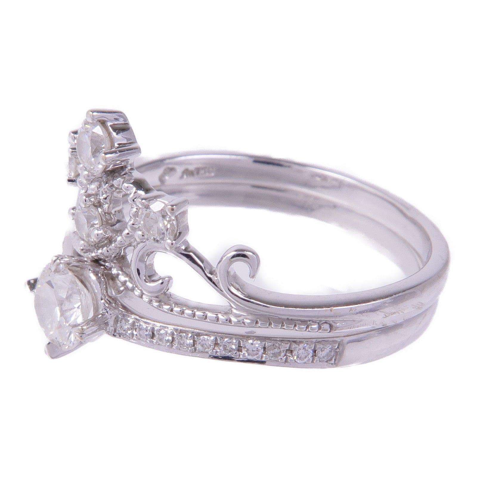 JEWELRY 18K白金Diamond Ring鑽石戒指US#7.25