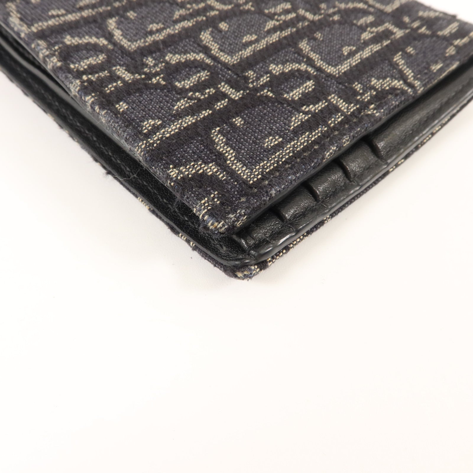 Dior 帆布/牛皮皮革Bifold Wallet錢包