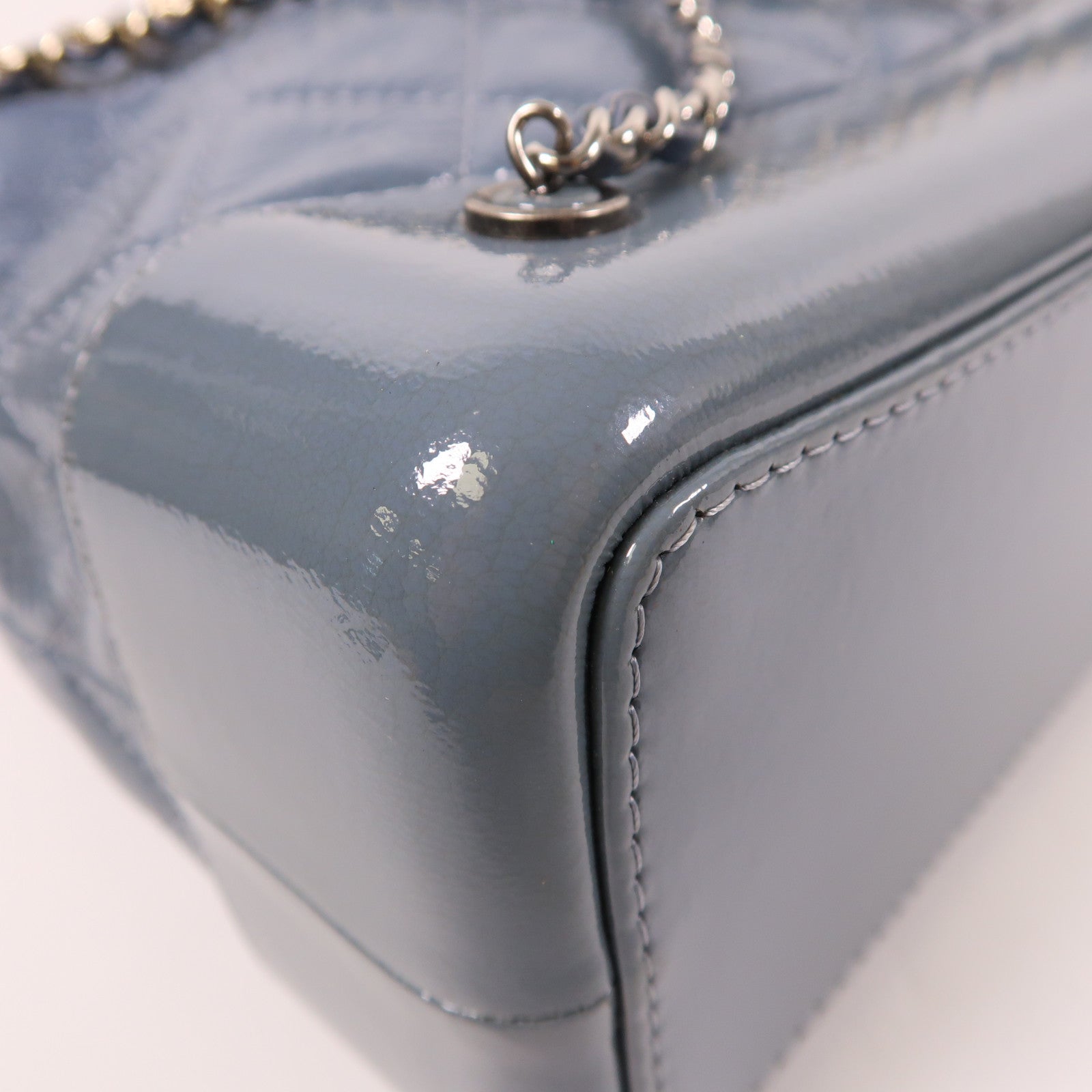 CHANEL 牛皮皮革Gabrielle Backpack背包藍色