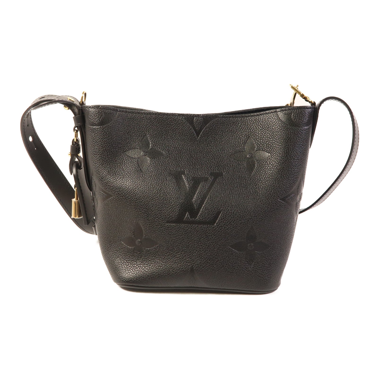 LOUIS VUITTON Monogram Empreinte All In BB金扣肩背袋