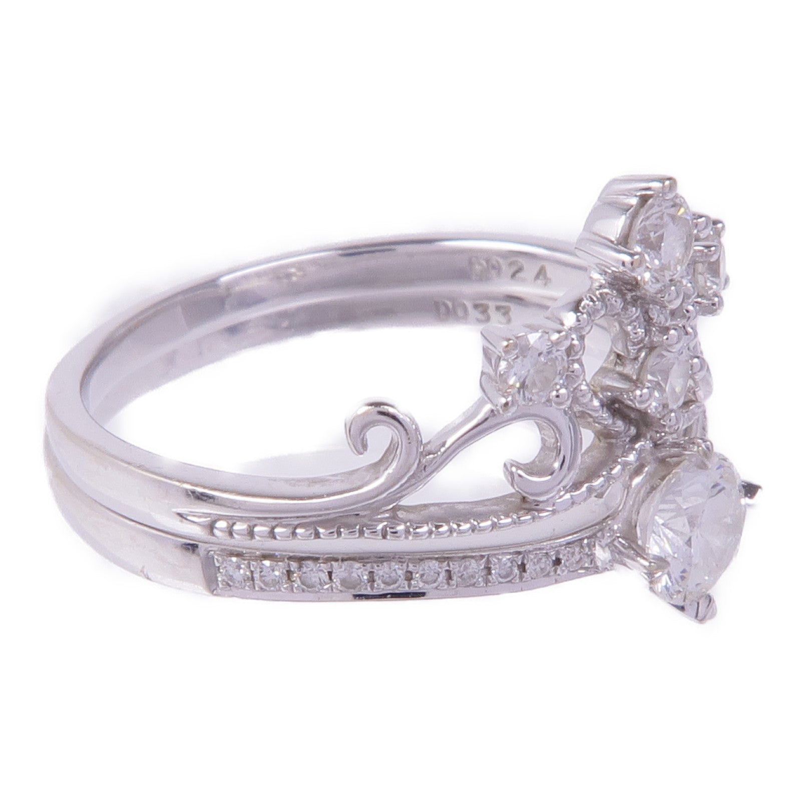 JEWELRY 18K白金Diamond Ring鑽石戒指US#7.25