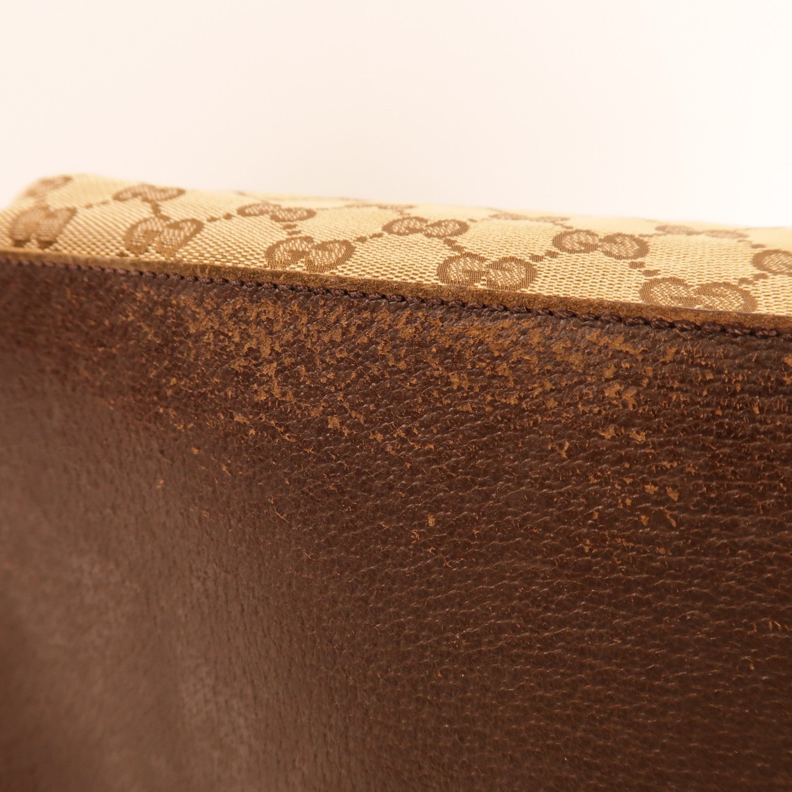 GUCCI GG Tote Bag Handag 131230 Canvas Brown