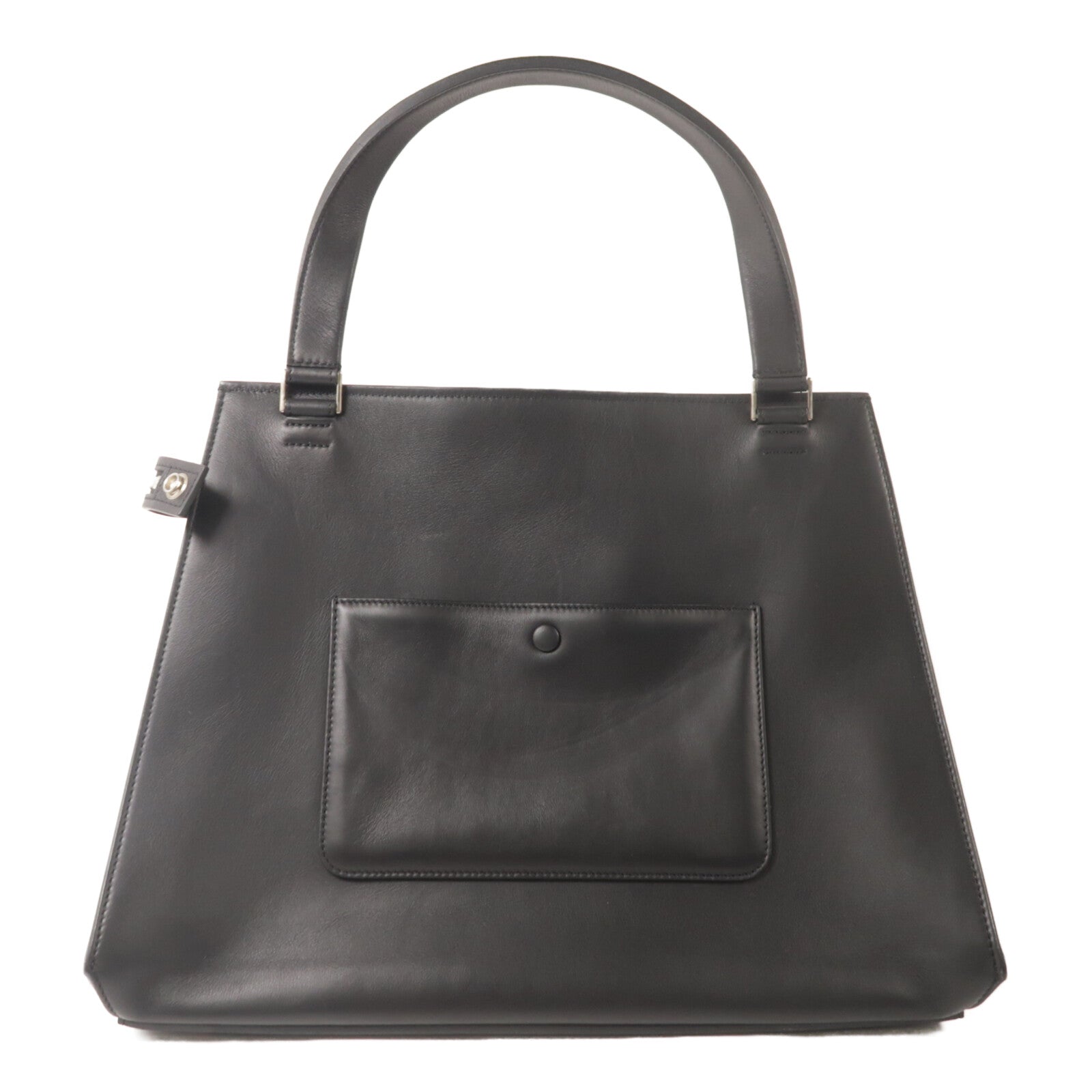 CELINE 牛皮皮革/馬毛Edge Bag手挽袋