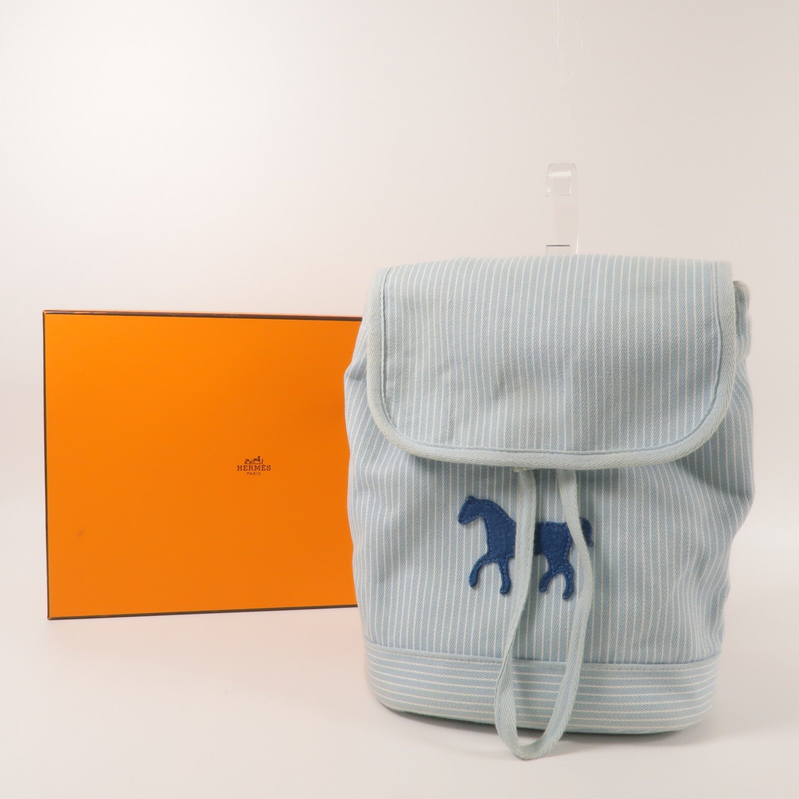 HERMES 帆布Cavalcolor Backpack背包