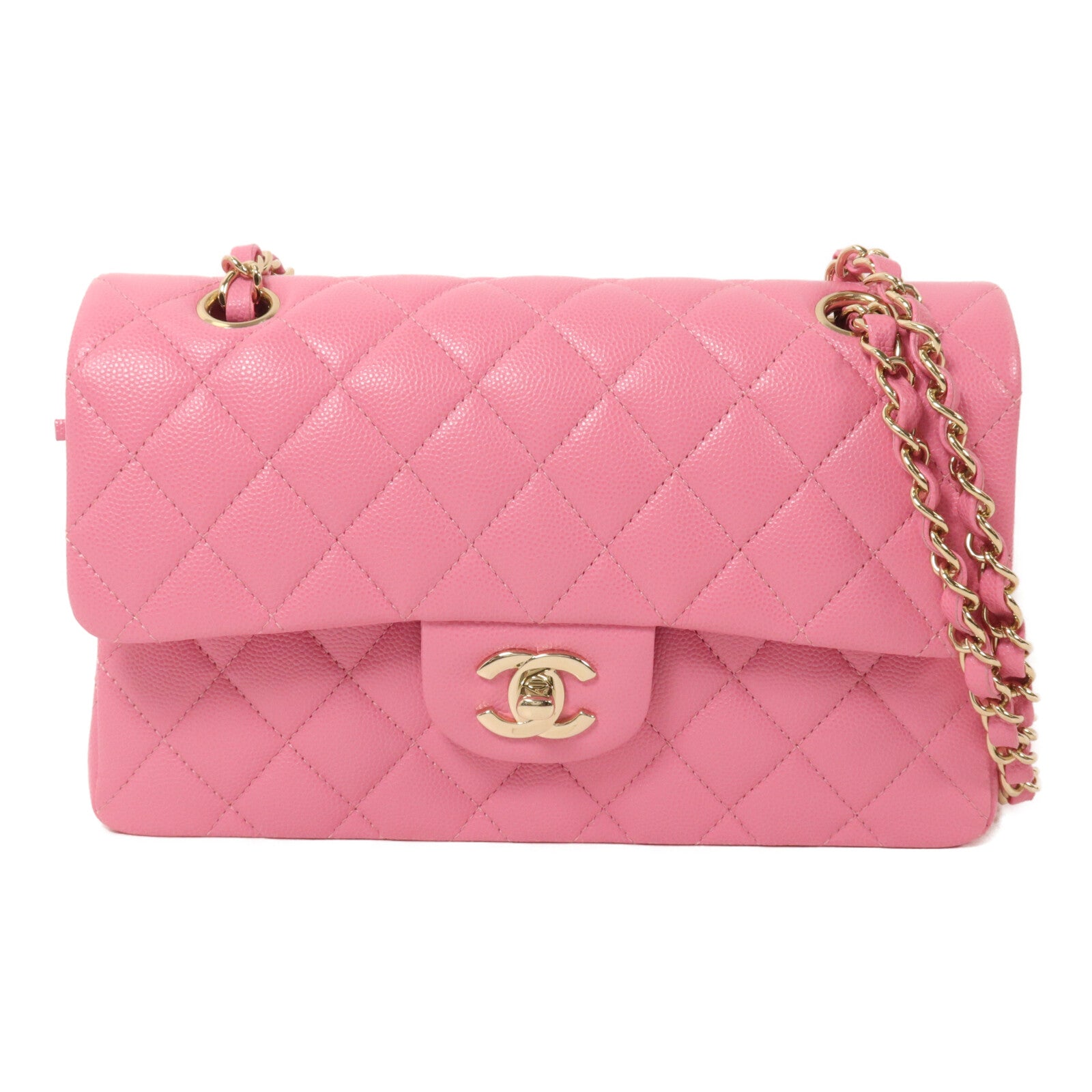 CHANEL 牛皮皮革Classic 23鏈帶肩背袋