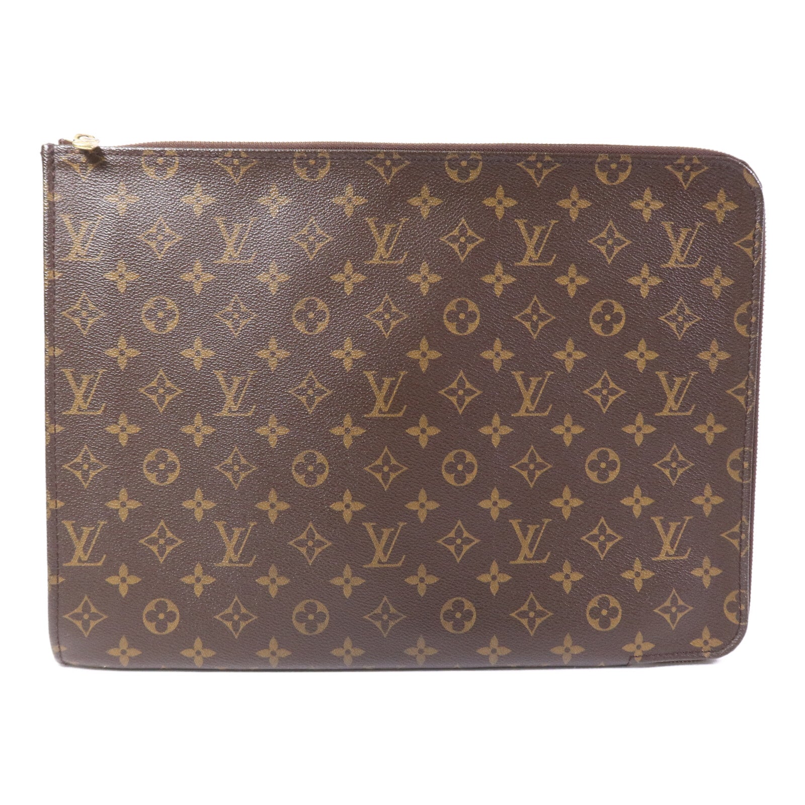 LOUIS VUITTON Monogram Poche Document Briefcase金扣手提包