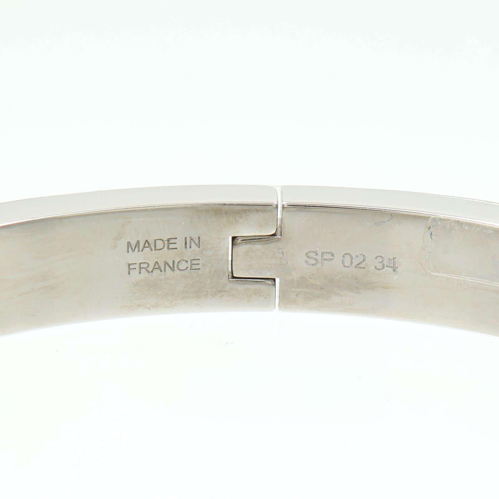 HERMES 金屬/琺瑯Mini Clic Kelly Bracelet手鐲