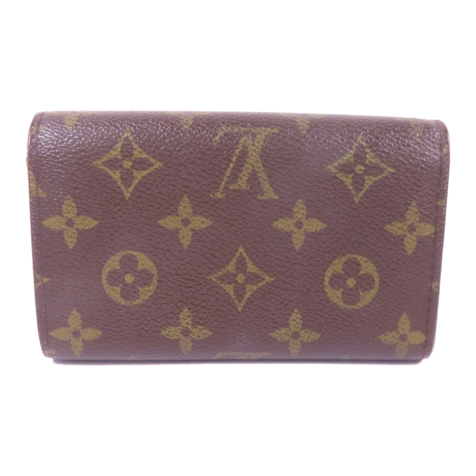 LOUIS VUITTON 【激減優惠】Monogram Porte Monnaie 金扣錢包