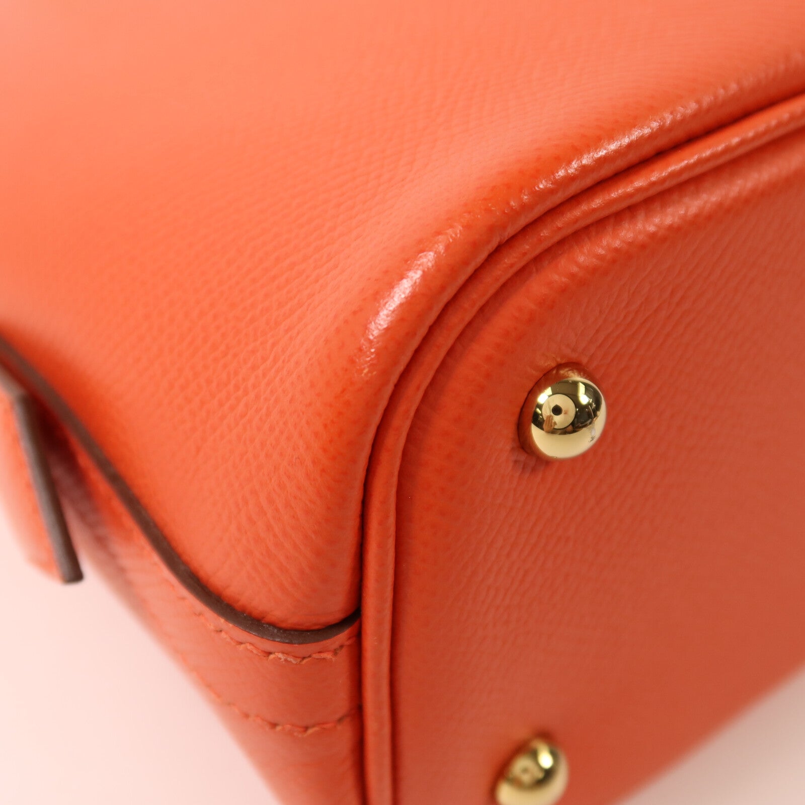 HERMES Epsom皮革Bolide 27金扣手挽肩背兩用袋Capucine