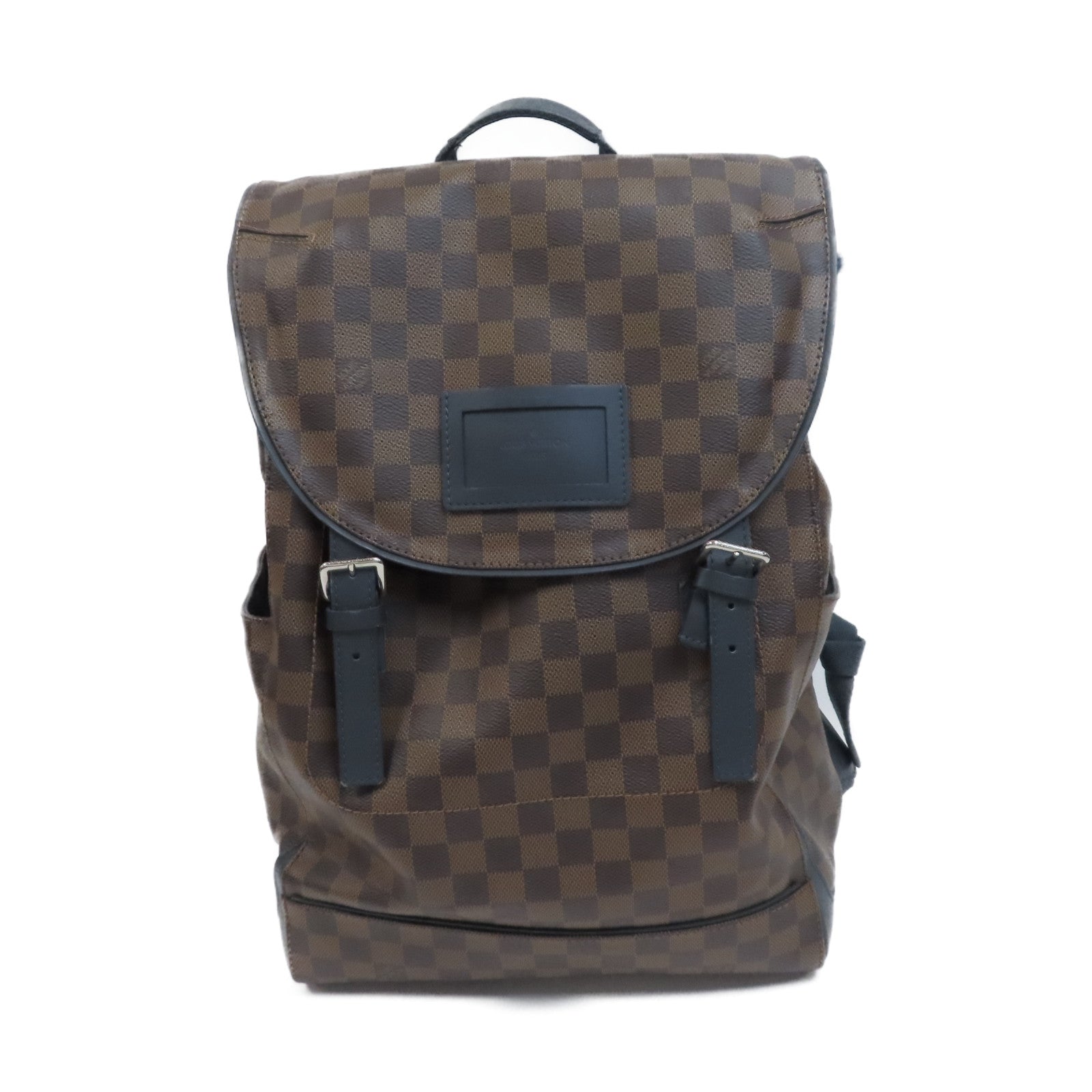 LOUIS VUITTON Damier Runner Damier Ebene金扣背包啡色