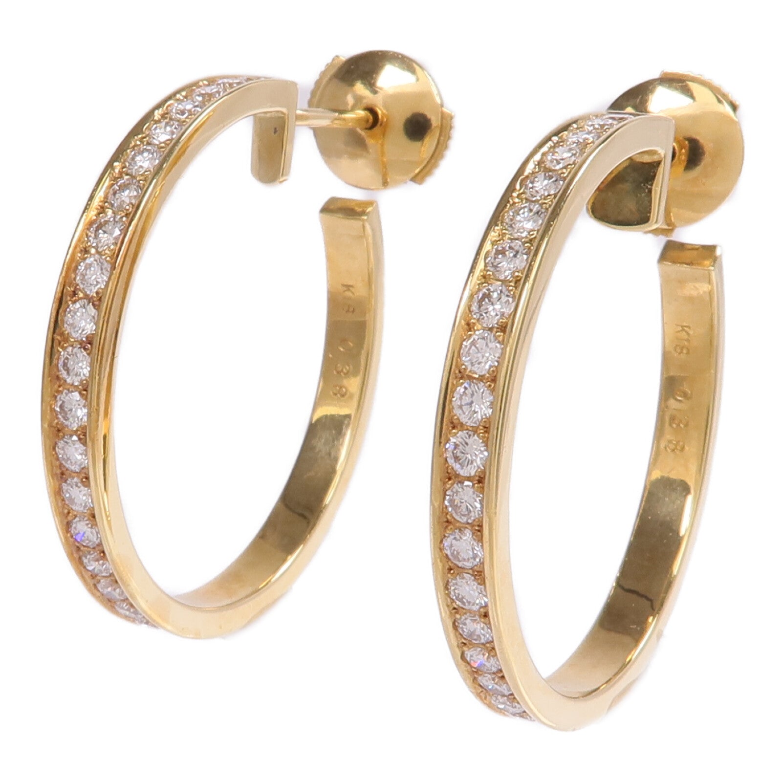 JEWELRY 【激減優惠】18K黃金Diamond Earrings鑽石耳環