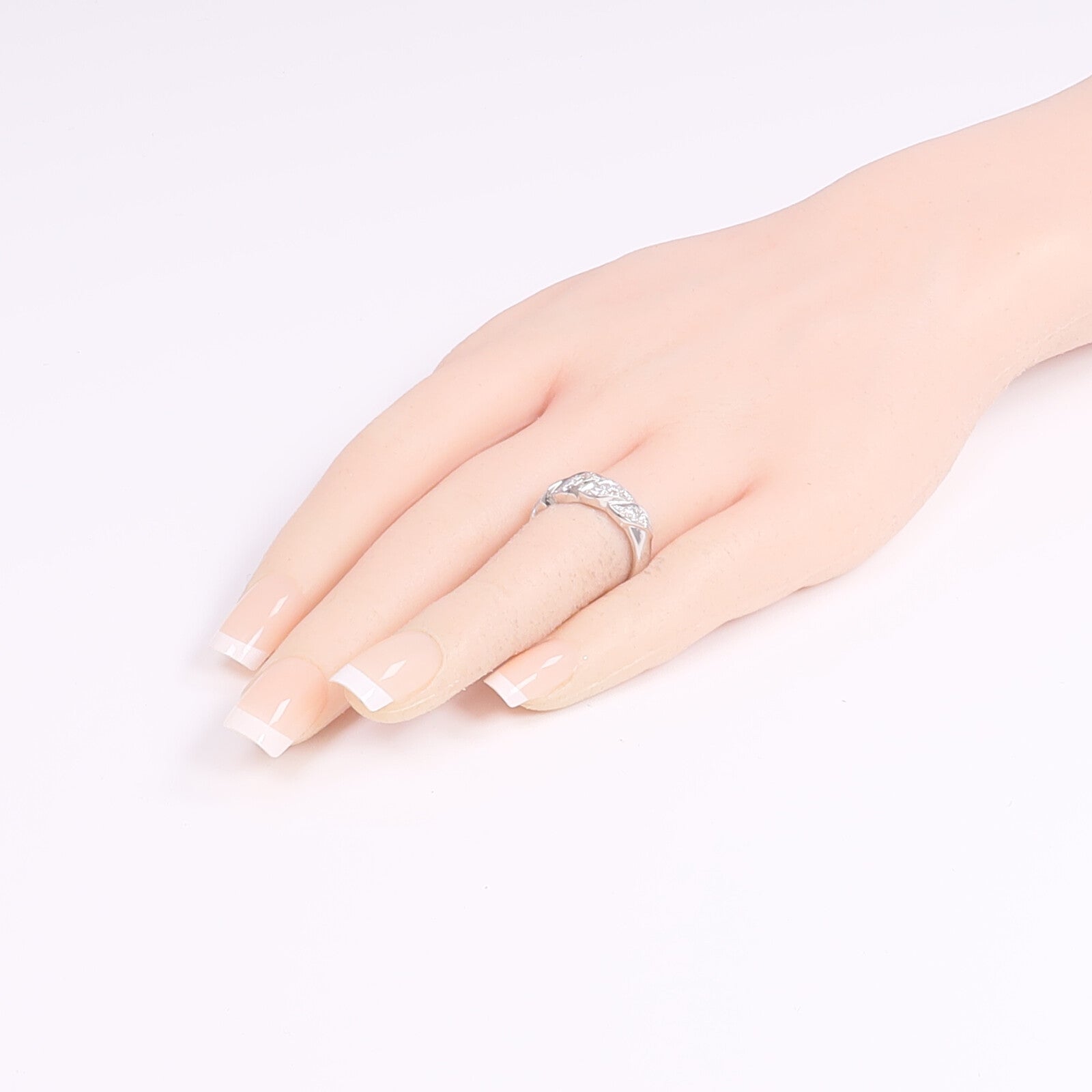 JEWELRY PT900鉑金Diamond Ring鑽石戒指US#6.25