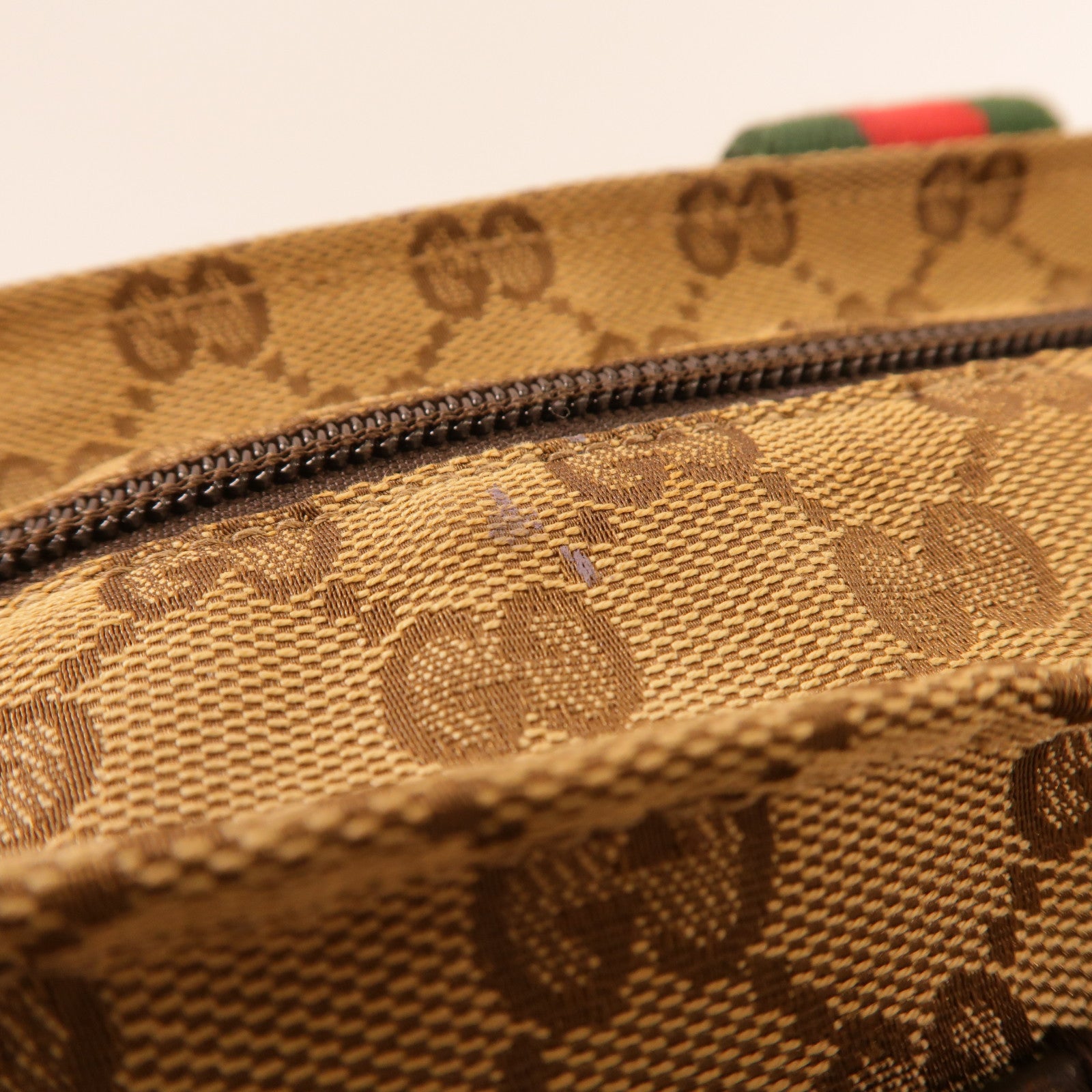 GUCCI GG Tote Bag Handag 131230 Canvas Brown