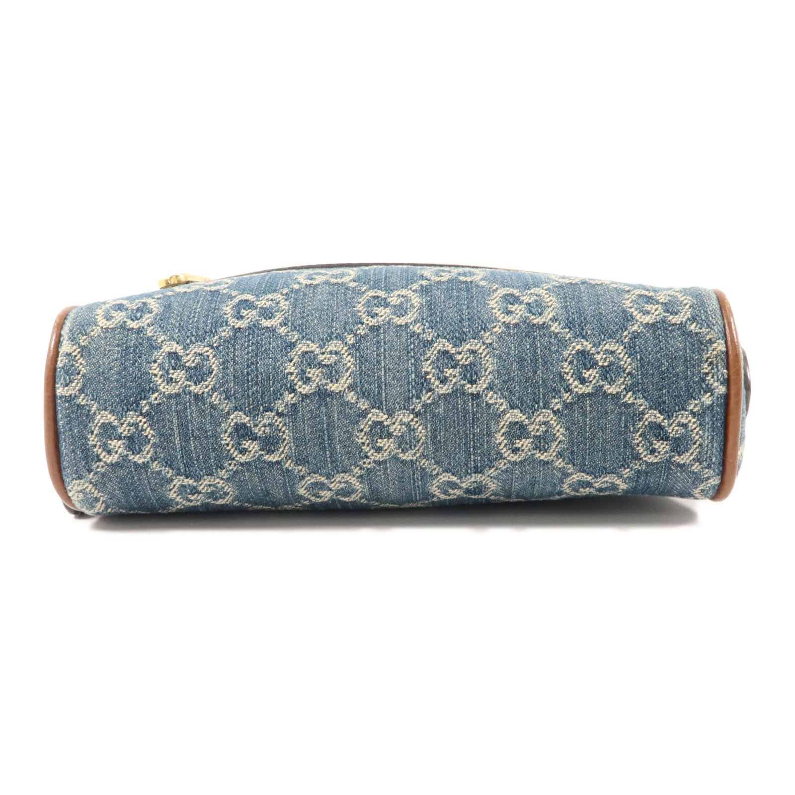 GUCCI GG Jacquard Denim Ophidia GG Mini Bag肩背袋