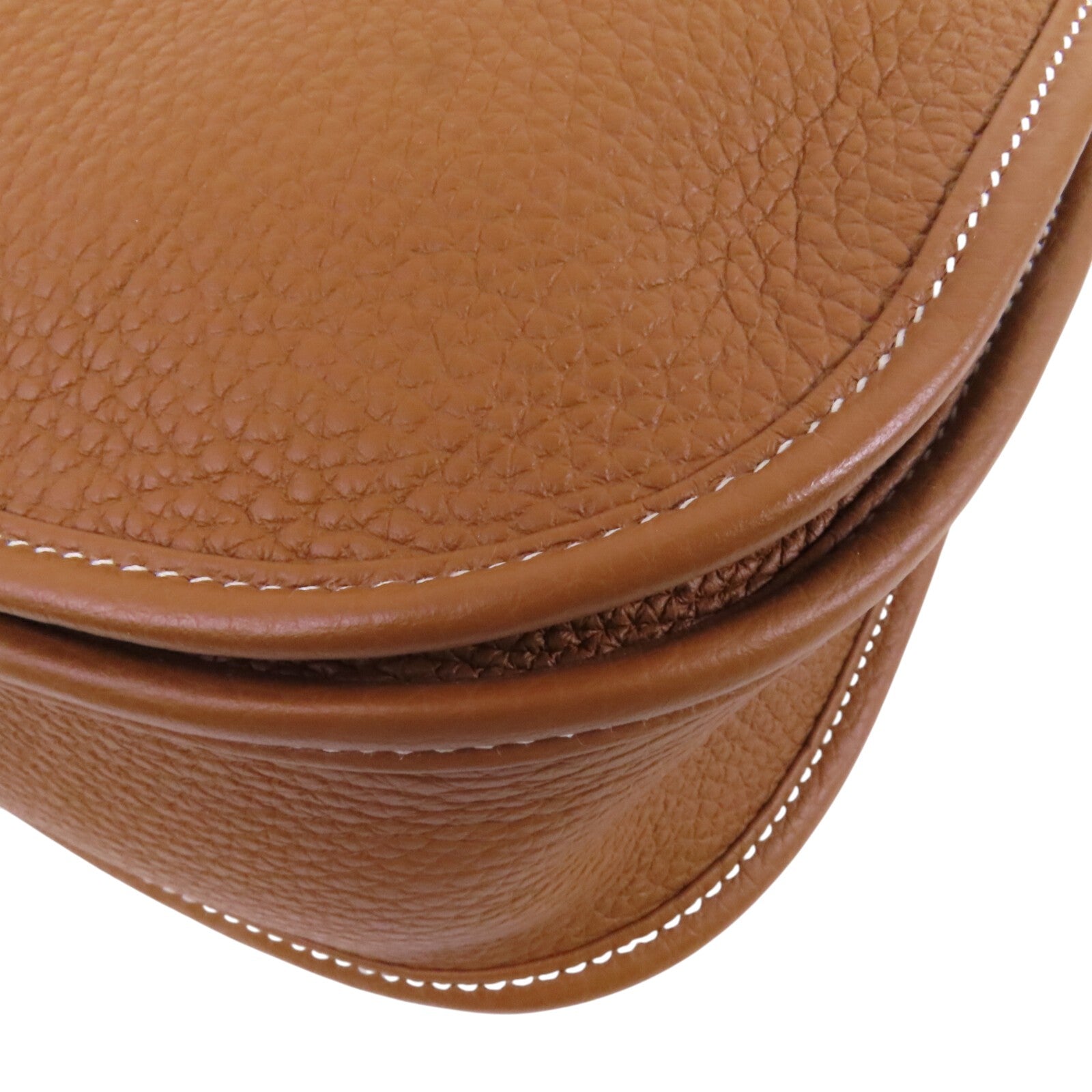 HERMES Clemence皮革Evelyne PM銀扣肩背袋