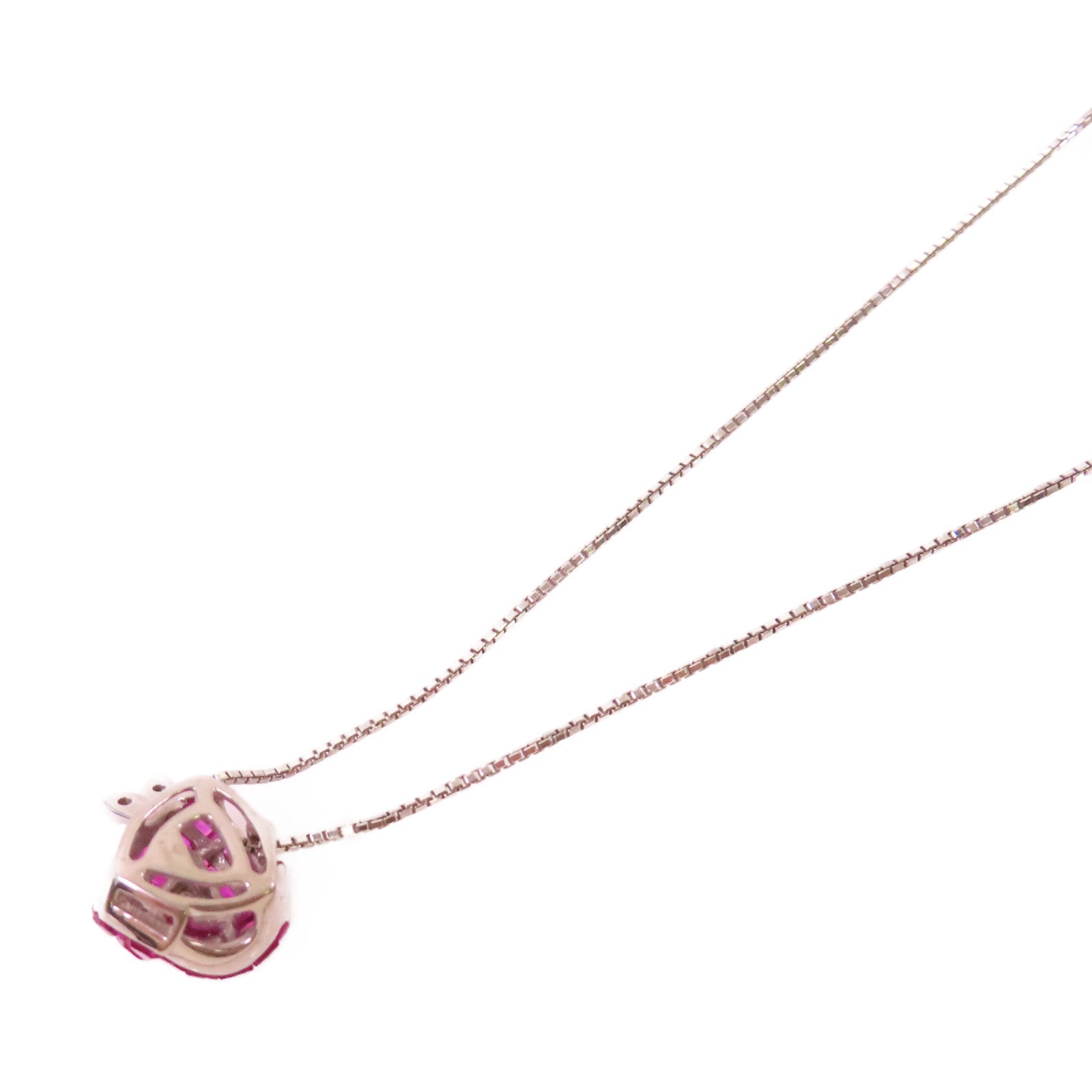 JEWELRY 【激減優惠】18K白金/紅寶石Ruby Necklace項鏈