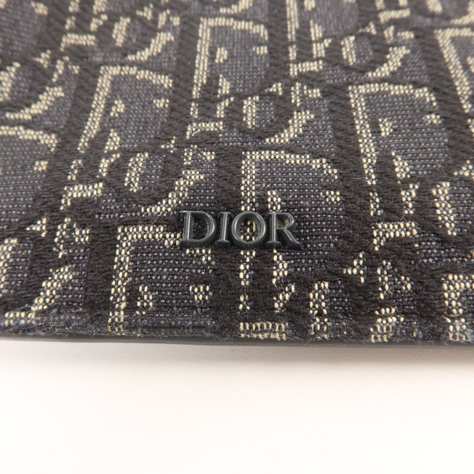 Dior 帆布/牛皮皮革Bifold Wallet錢包