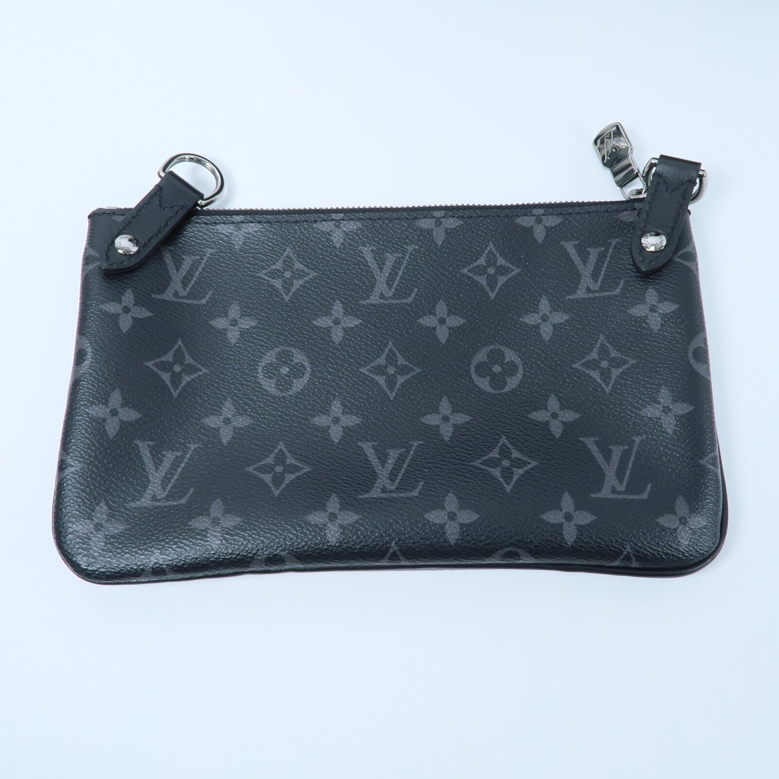 LOUIS VUITTON Monogram Eclipse Reverse Trio Messenger肩背袋