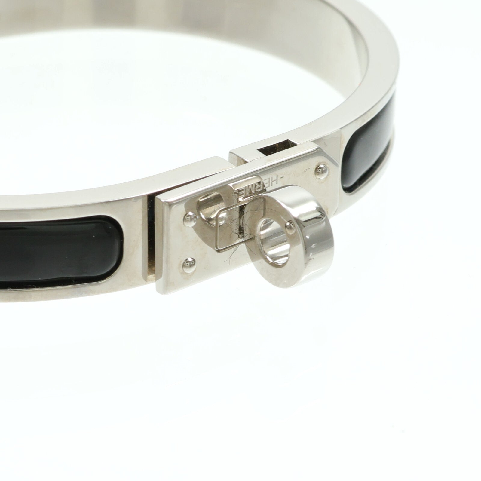 HERMES 金屬/琺瑯Mini Clic Kelly Bracelet手鐲