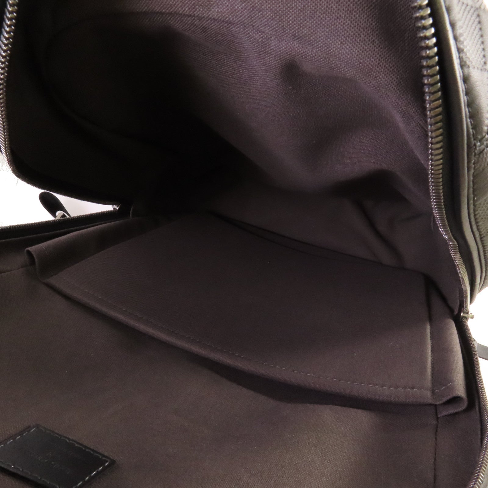 LOUIS VUITTON Damier Infini Michael Backpack銀扣背包黑色