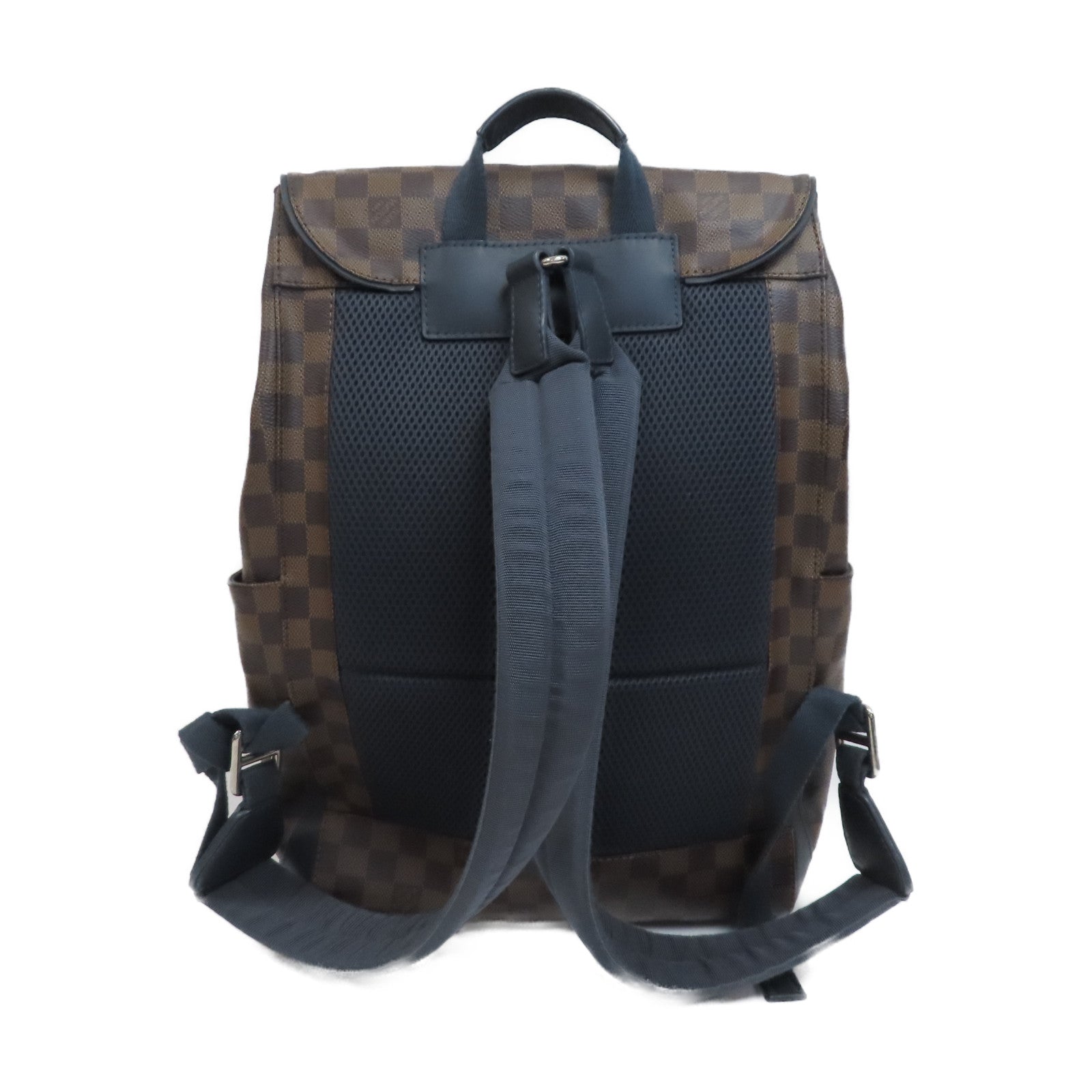 LOUIS VUITTON Damier Runner Damier Ebene金扣背包啡色